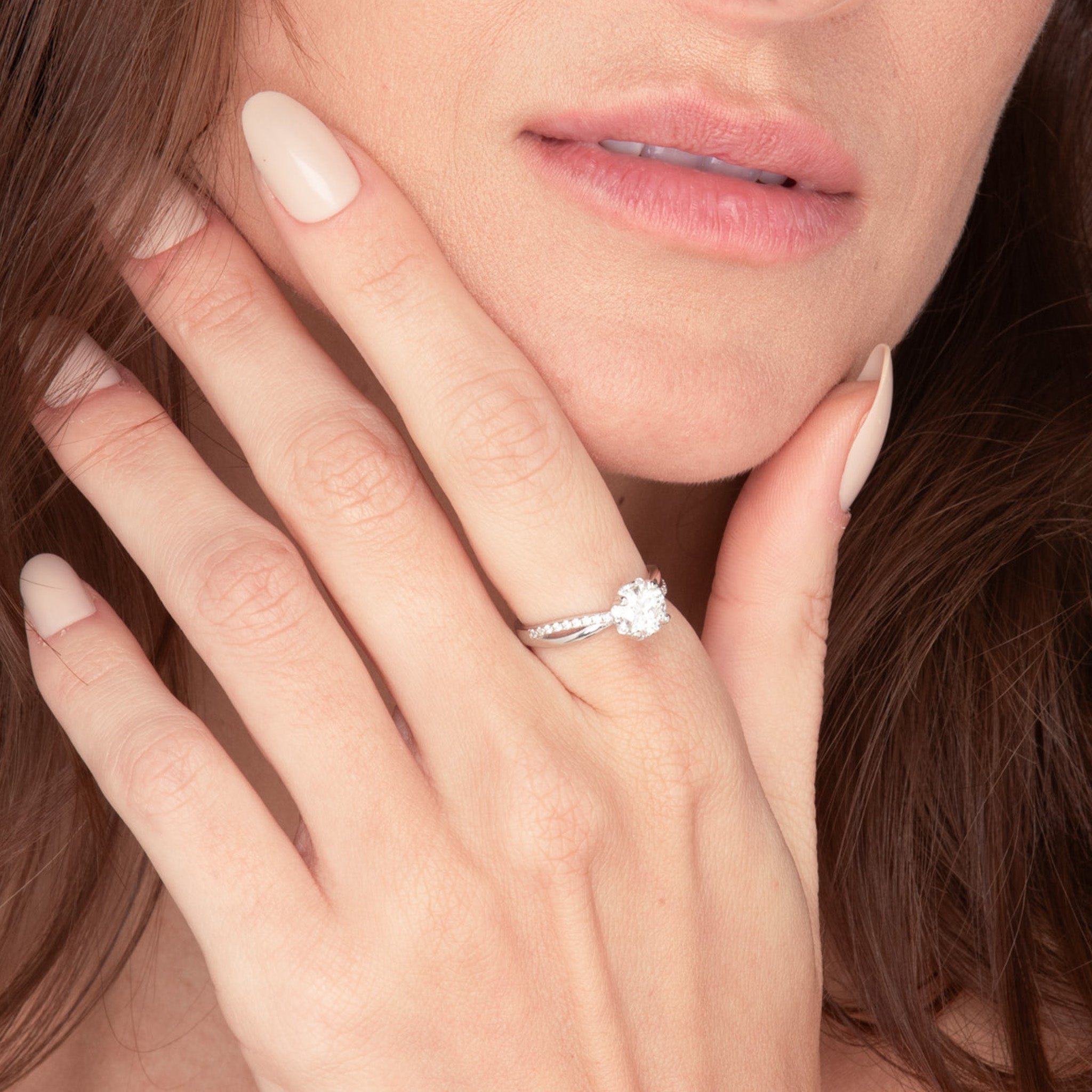 1 ct The Amelia Moissanite Diamond Engagement Ring - Camile & Stone