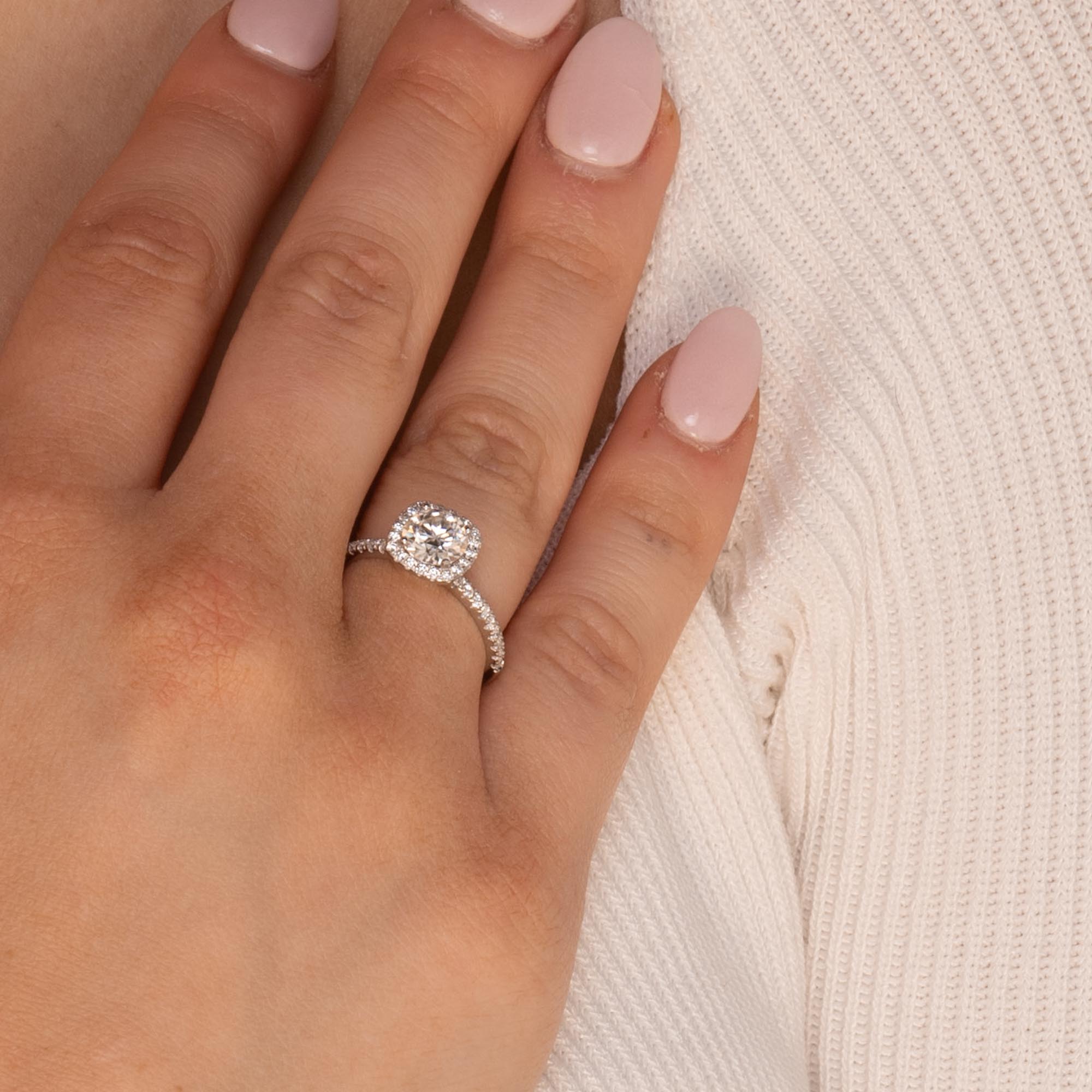 1 ct The Hazel Moissanite Diamond Engagement Ring - Camile & Stone