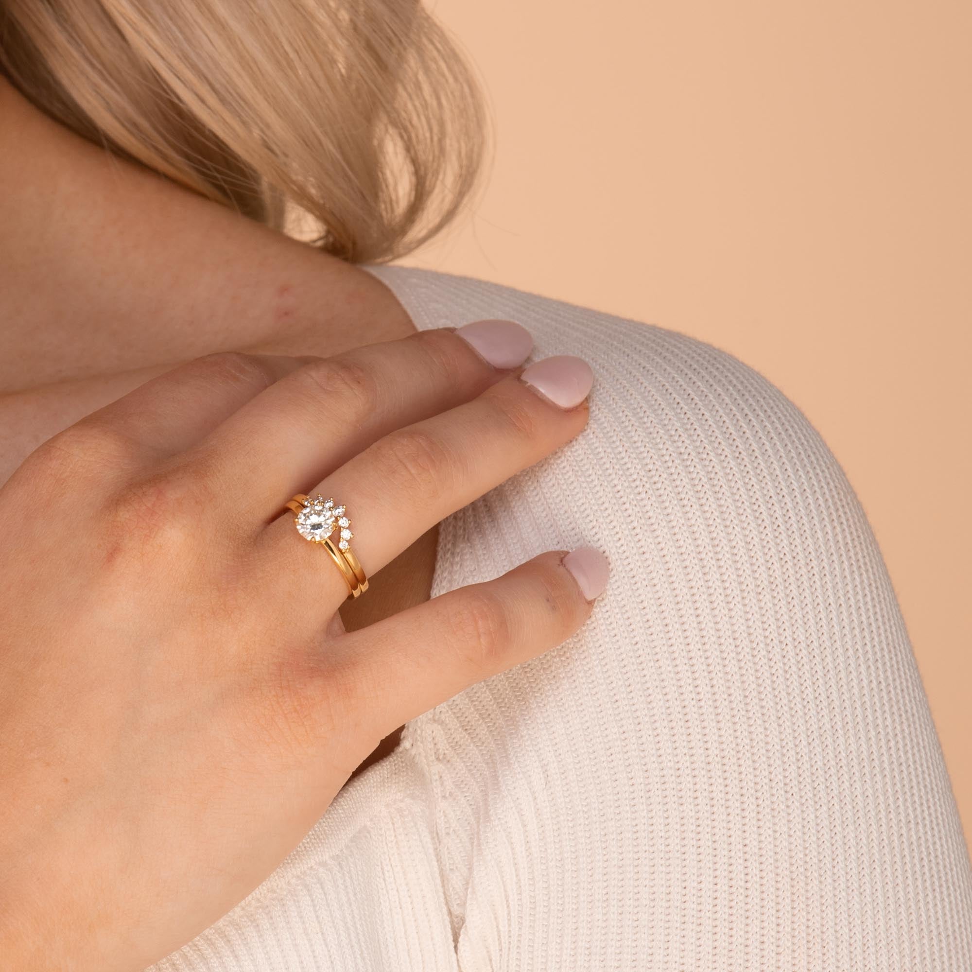 1 ct The Peyton Moissanite Diamond Engagement Ring - Camile & Stone