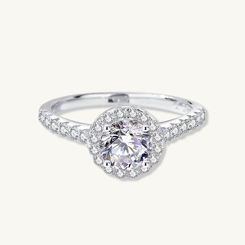 ct The Victoria Moissanite Diamond Engagement Ring