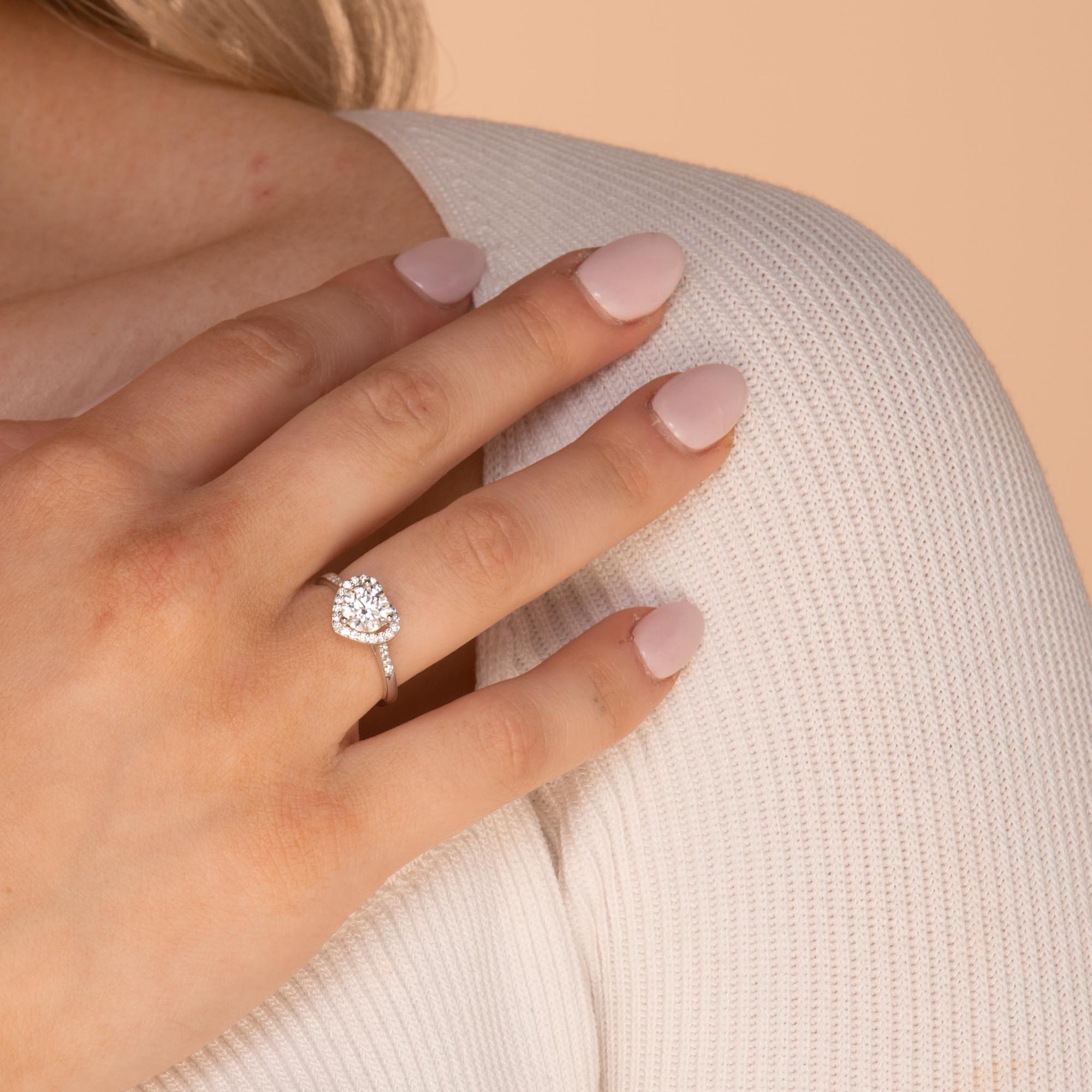 1 ct The Violet Moissanite Diamond Engagement Ring - Camile & Stone