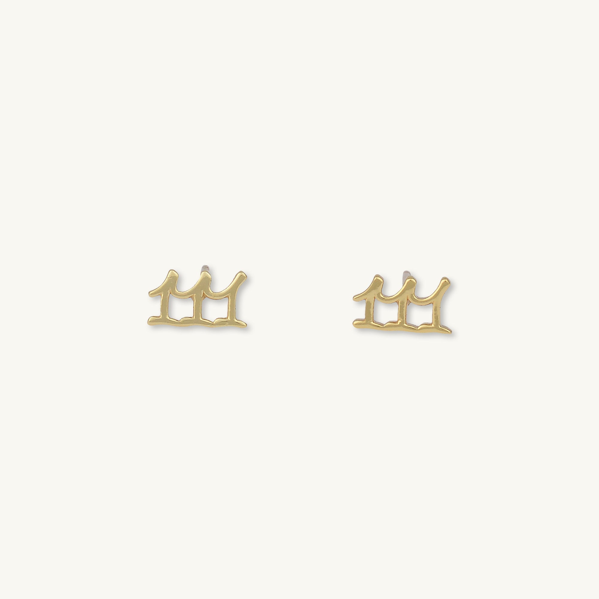 111 Angel Number Earrings - Camile & Stone