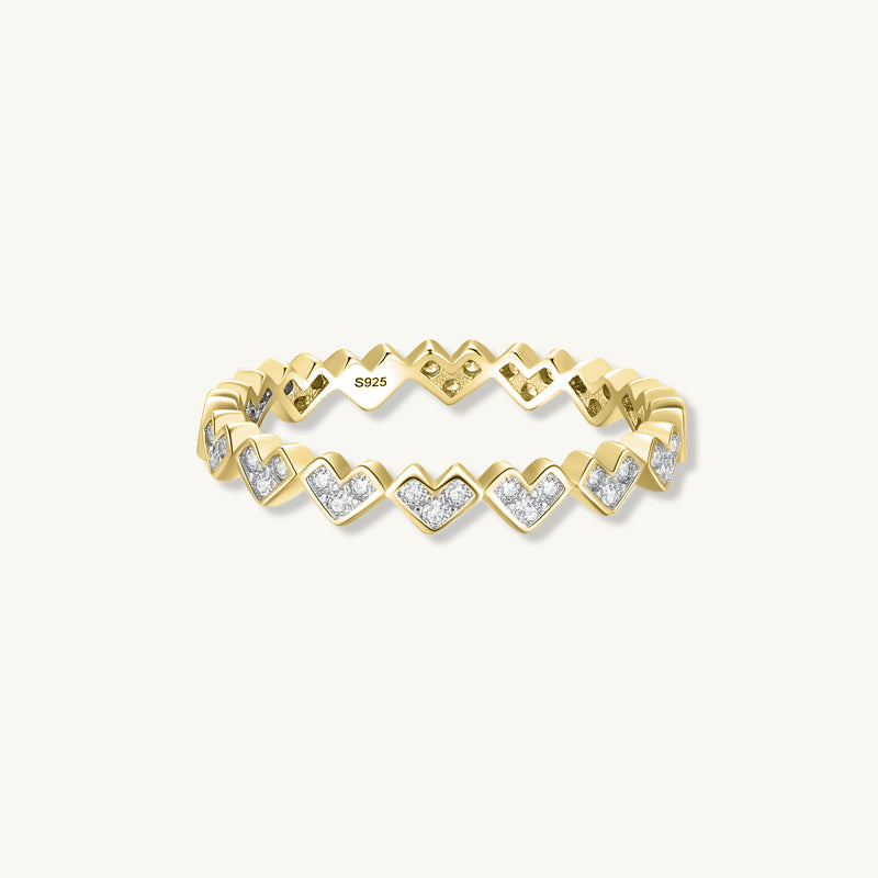 The Vivian Heart Sapphire Engagement Ring