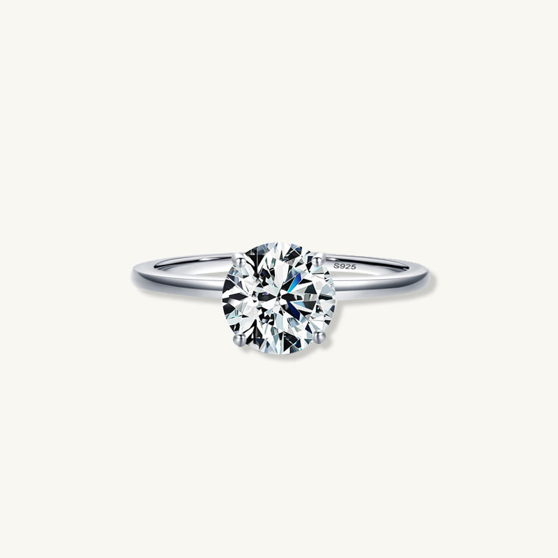 The Round Sapphire Engagement Ring