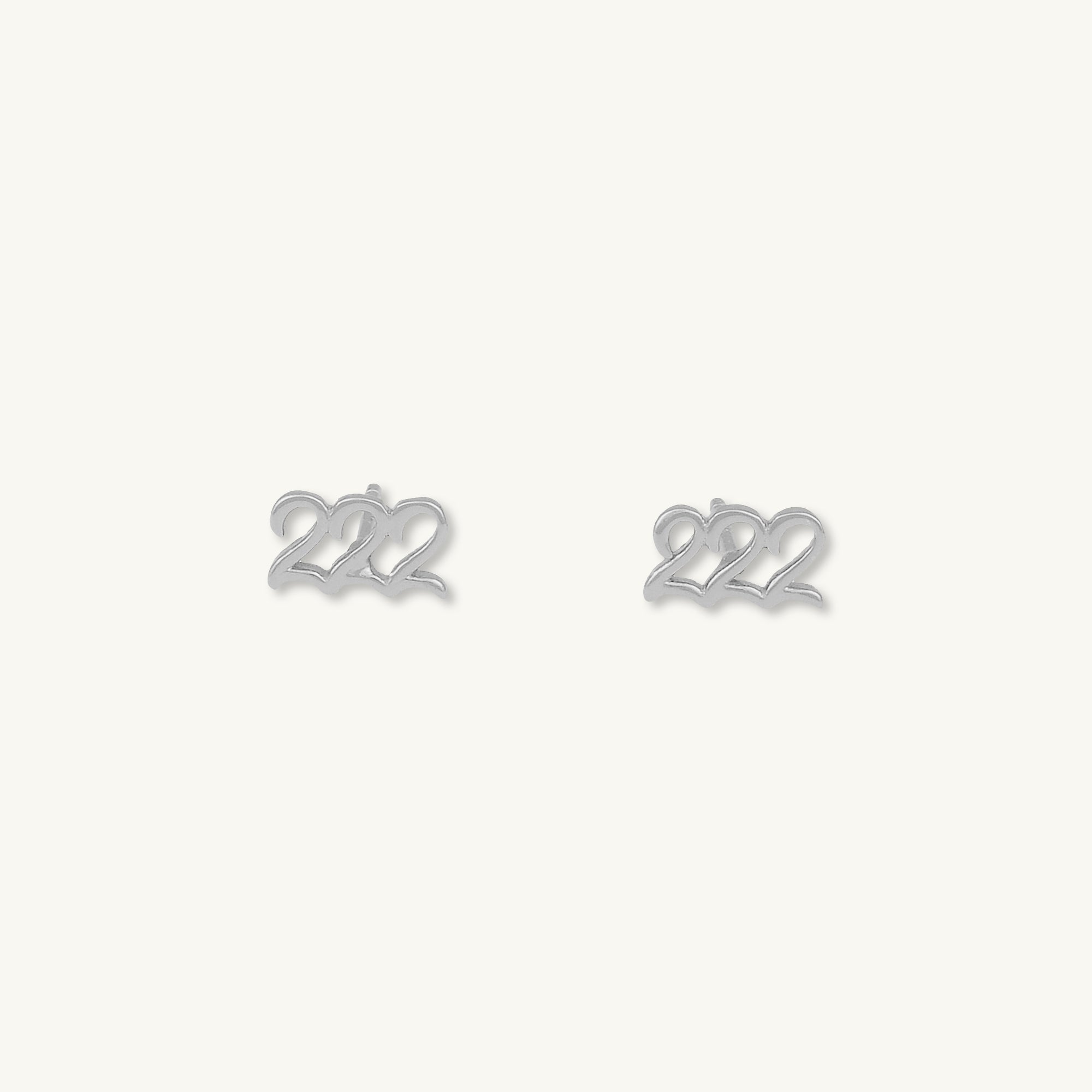 222 Angel Number Earrings - Camile & Stone