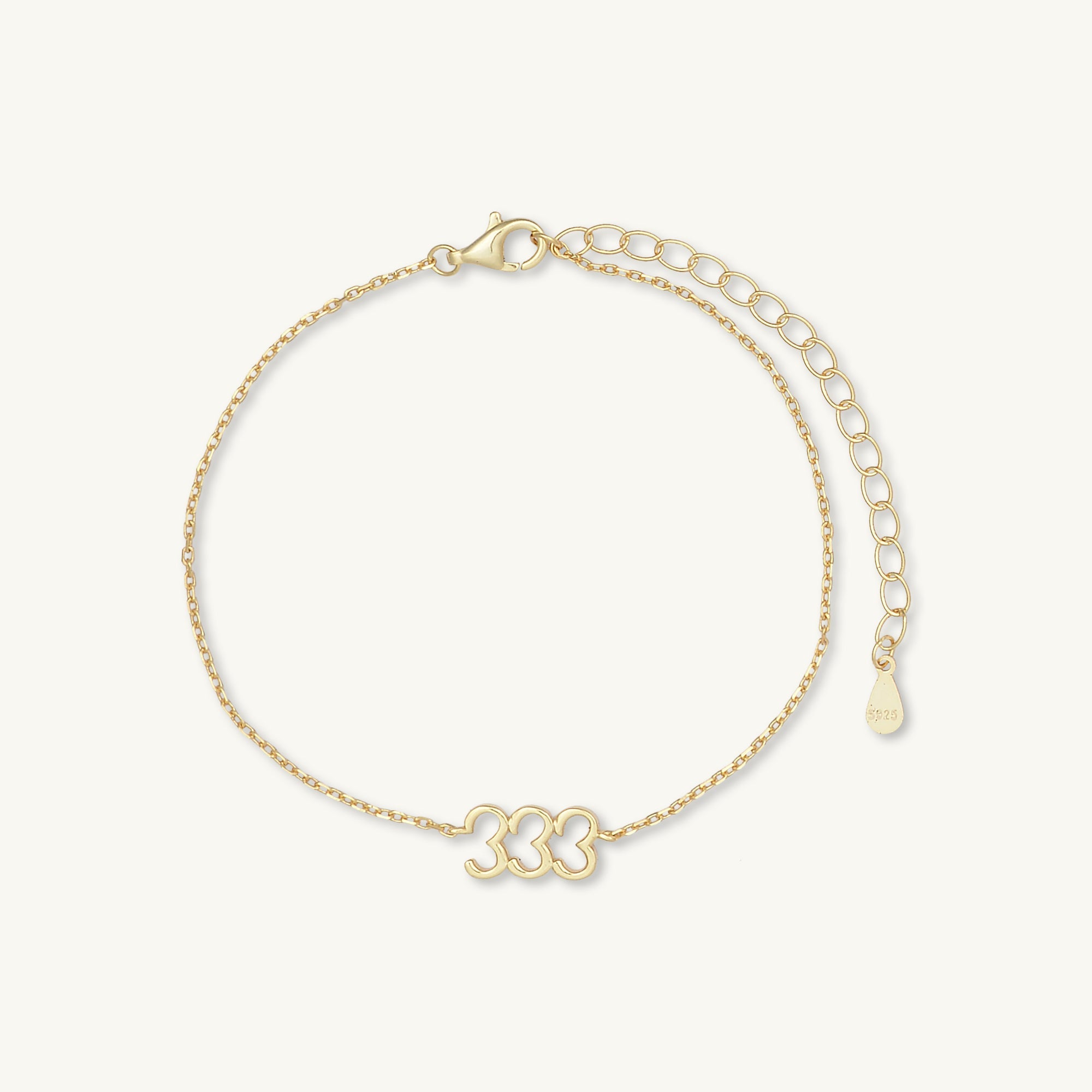 333 Angel Number Bracelet - Camile & Stone