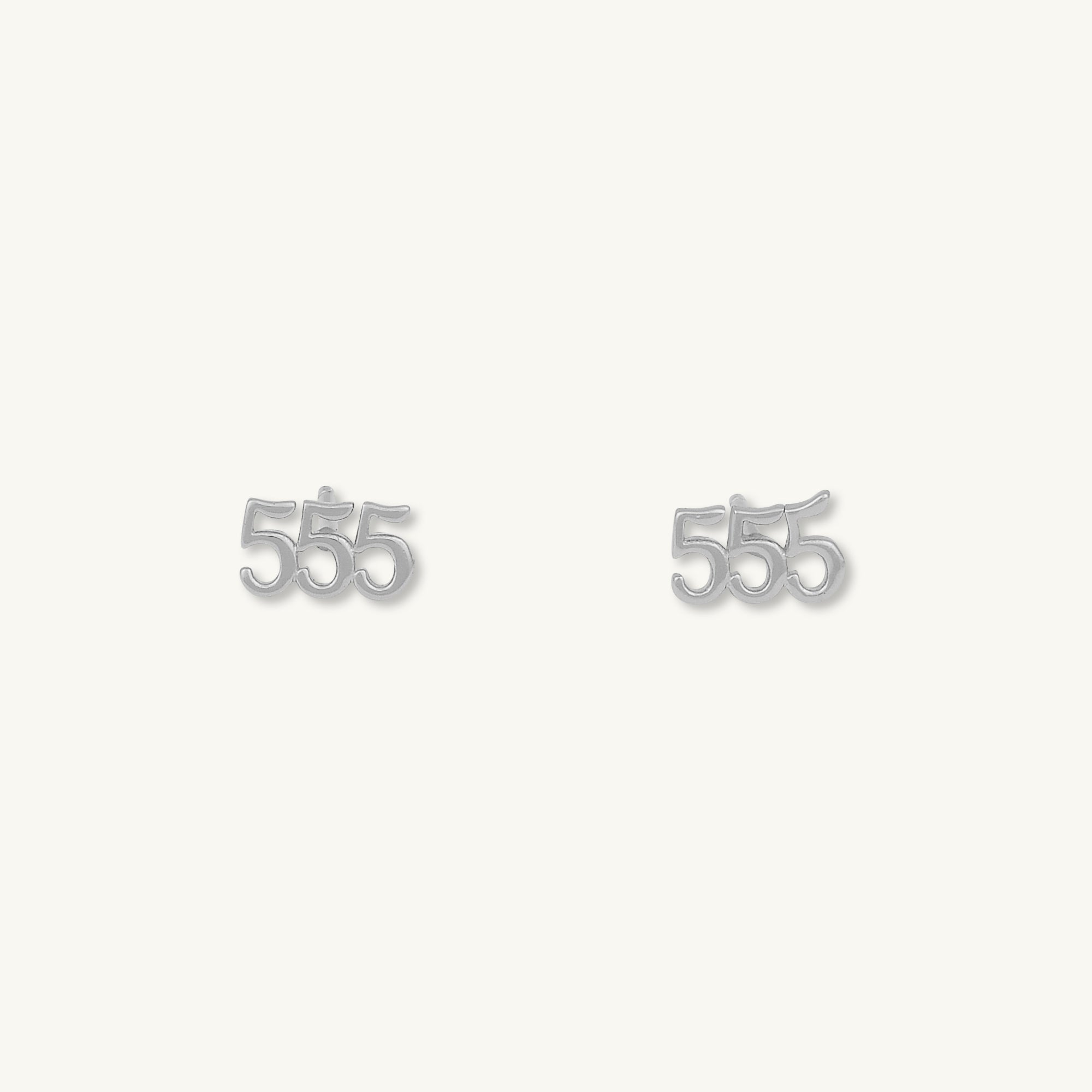 555 Angel Number Earrings - Camile & Stone