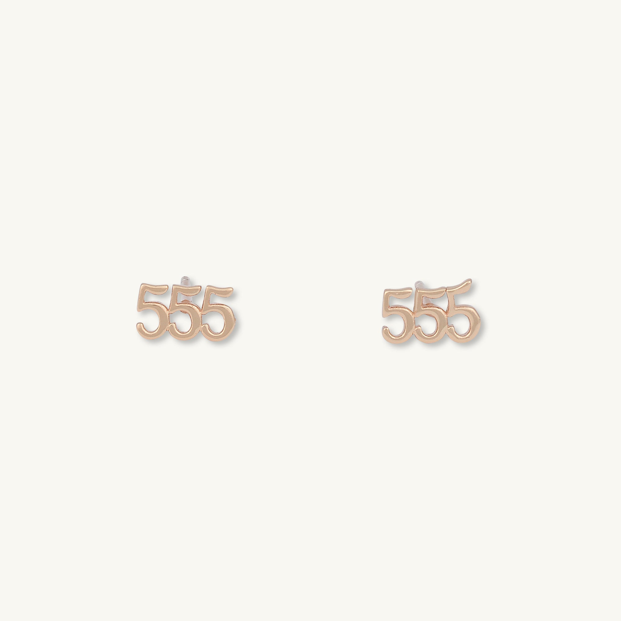 555 Angel Number Earrings - Camile & Stone