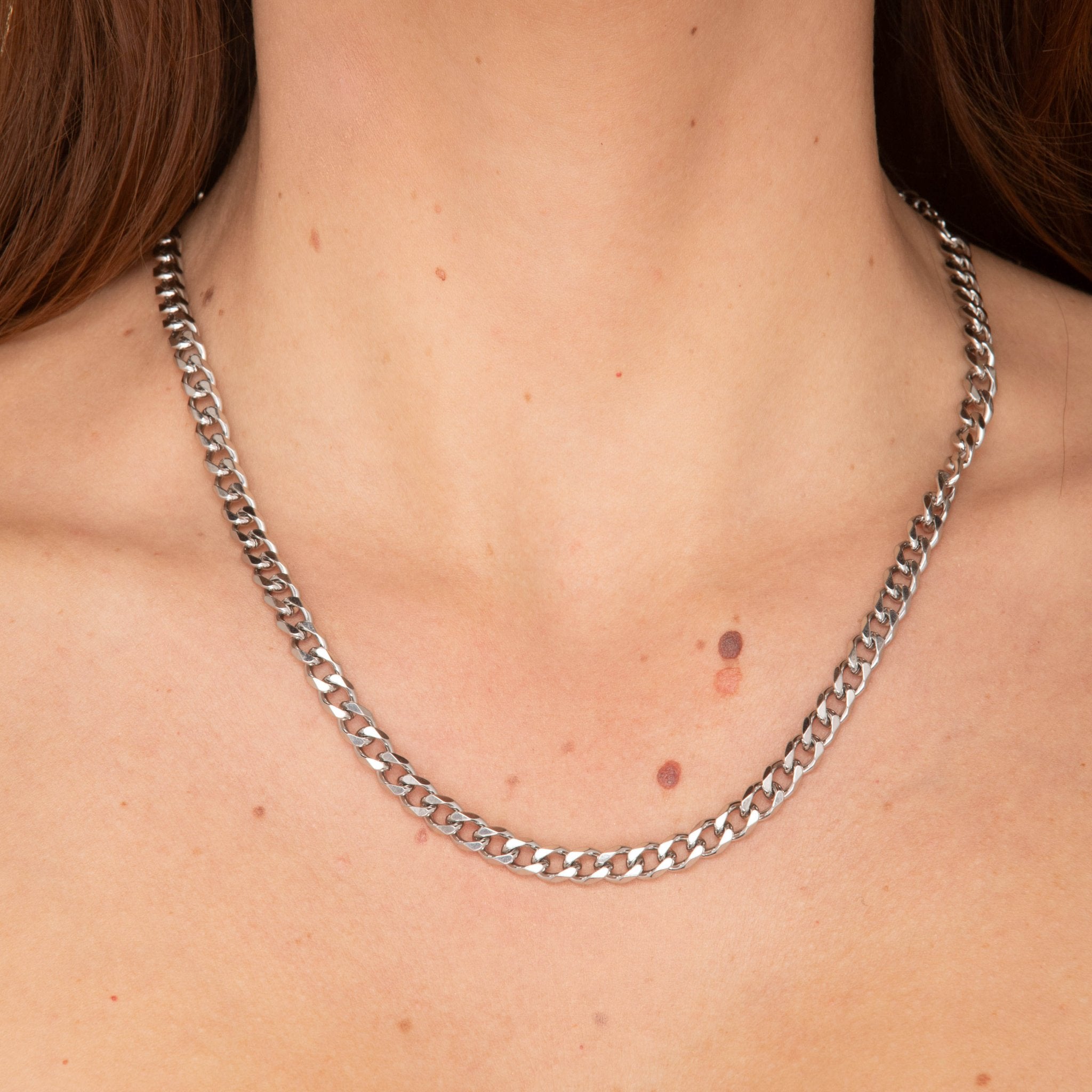 6mm Cuban Chain Necklace - Main Image