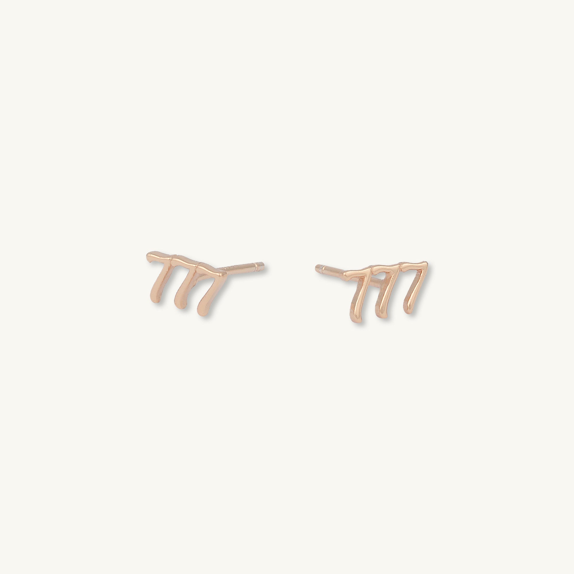 777 Angel Number Earrings - Camile & Stone