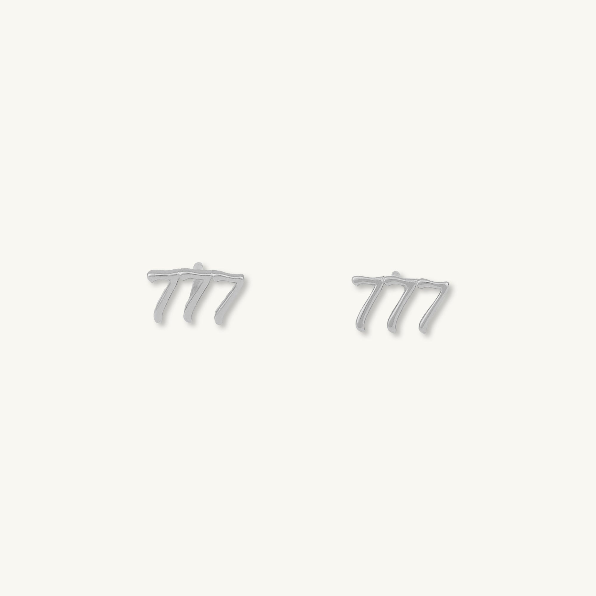 777 Angel Number Earrings - Camile & Stone