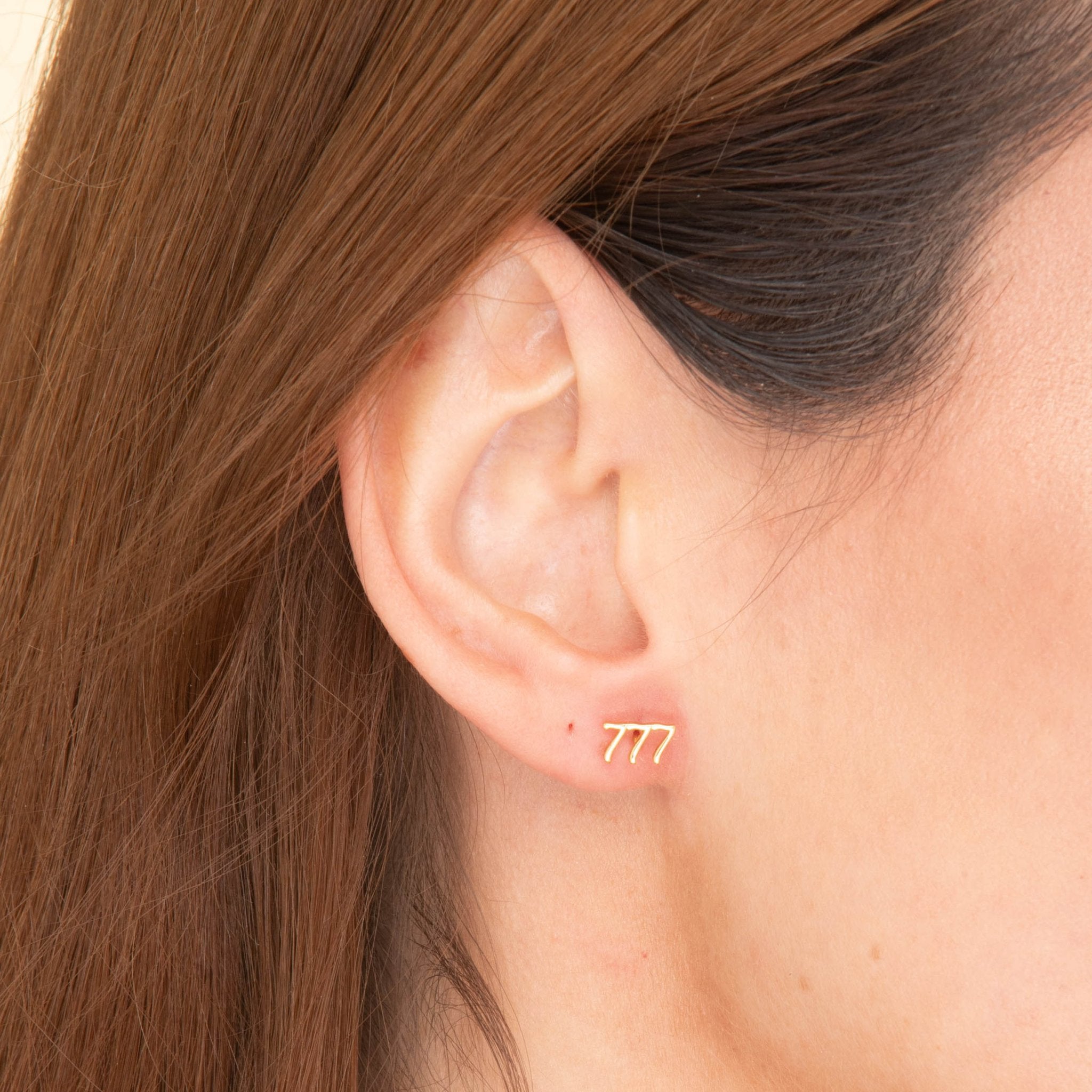 777 Angel Number Earrings - Camile & Stone
