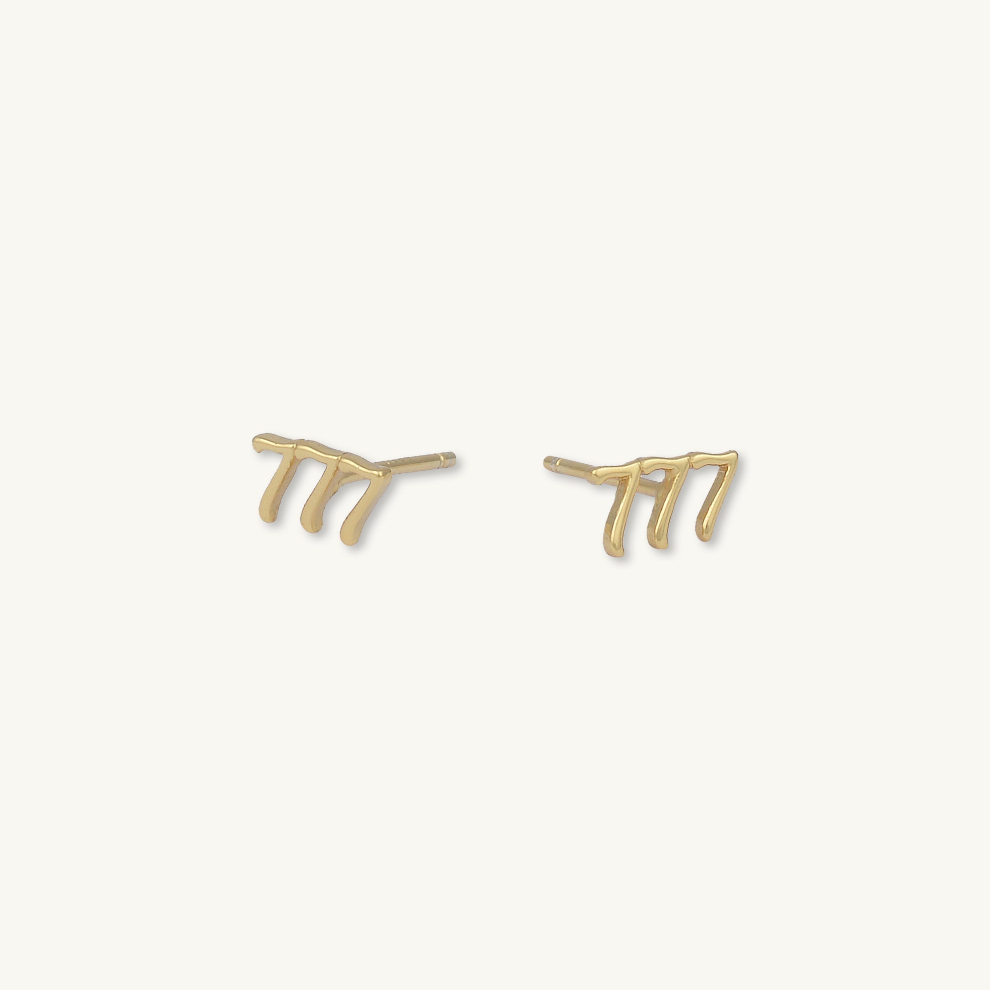 777 Angel Number Earrings - Camile & Stone
