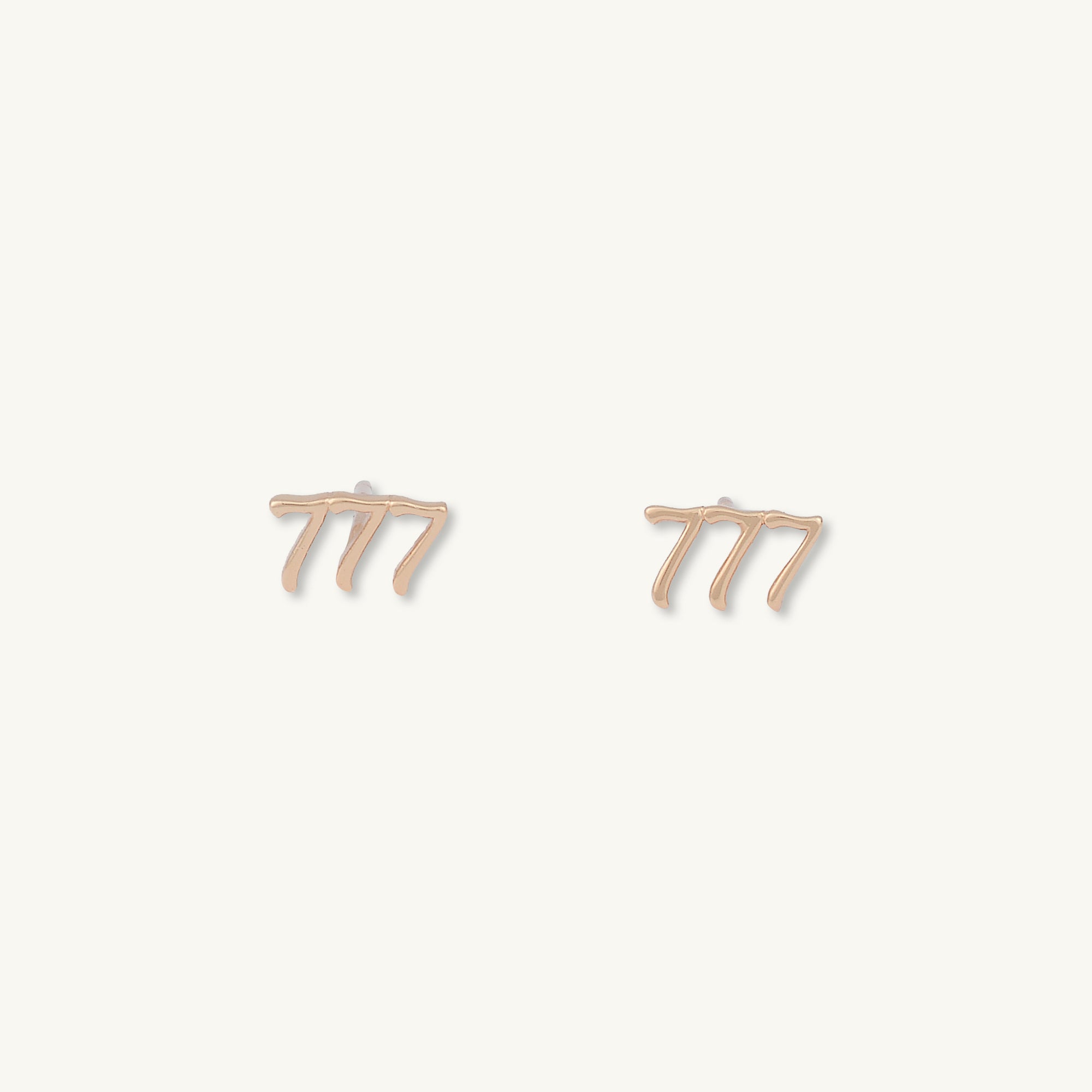 777 Angel Number Earrings - Camile & Stone