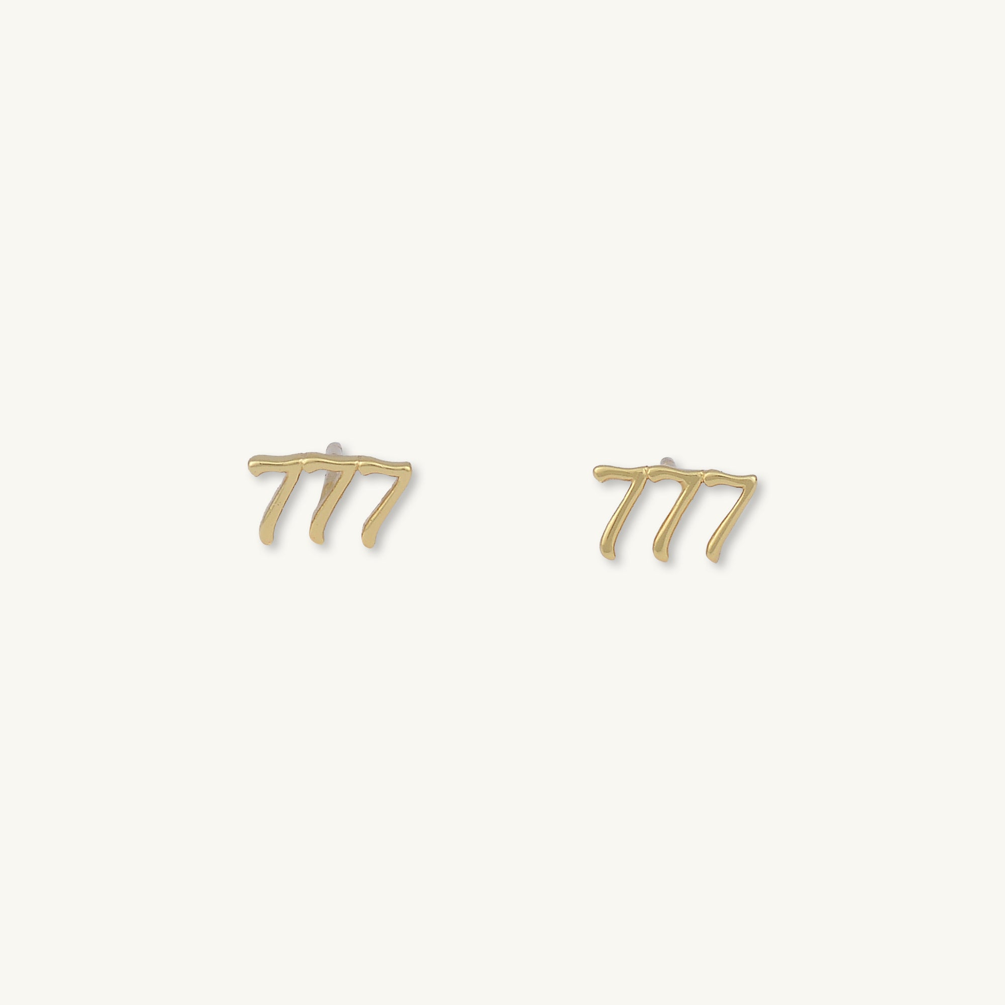 777 Angel Number Earrings - Camile & Stone