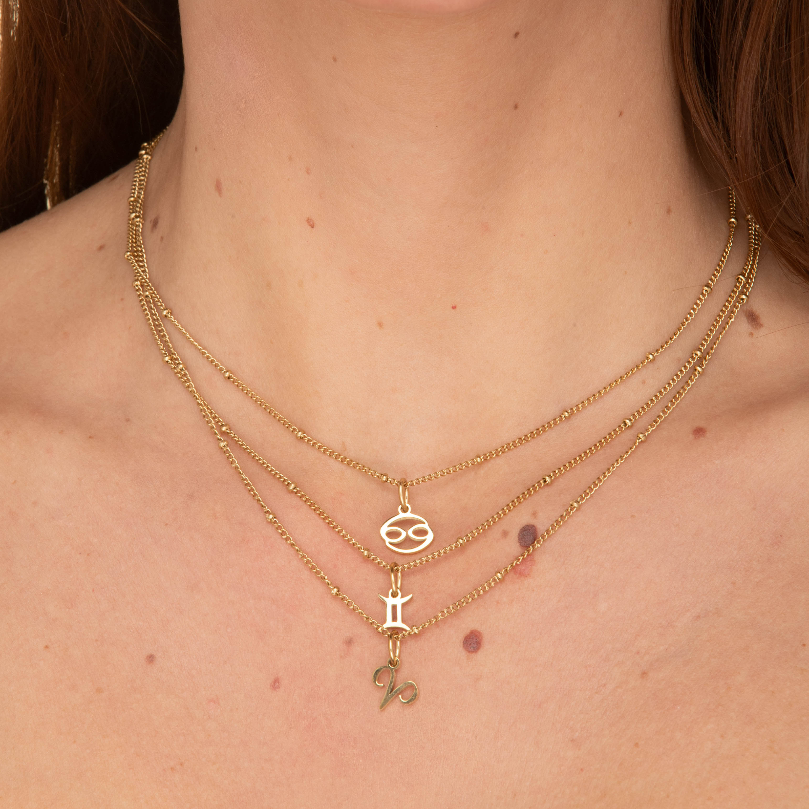 Cancer Pendant Zodiac Star Sign Necklace