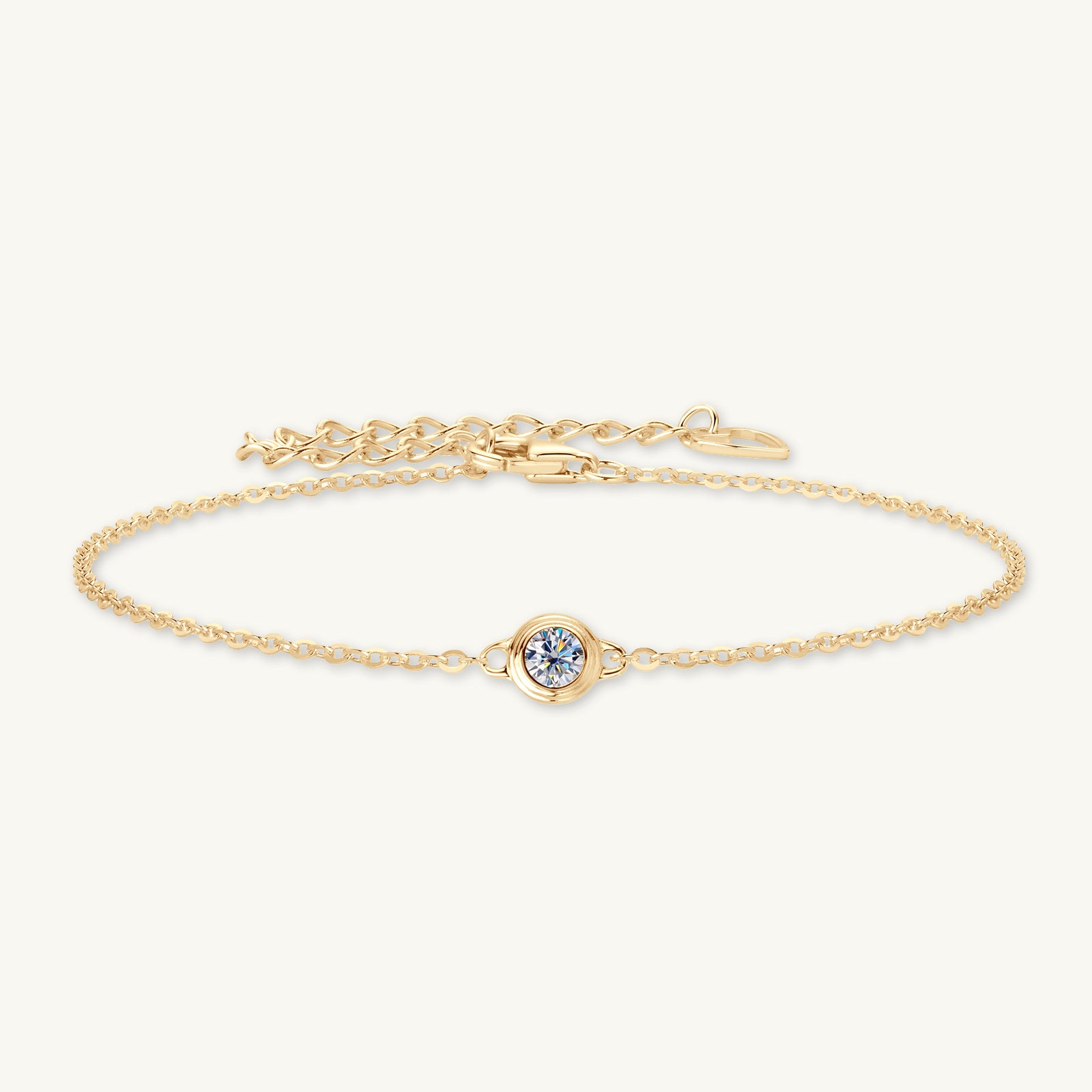 Classic Moissanite Chain Bracelet