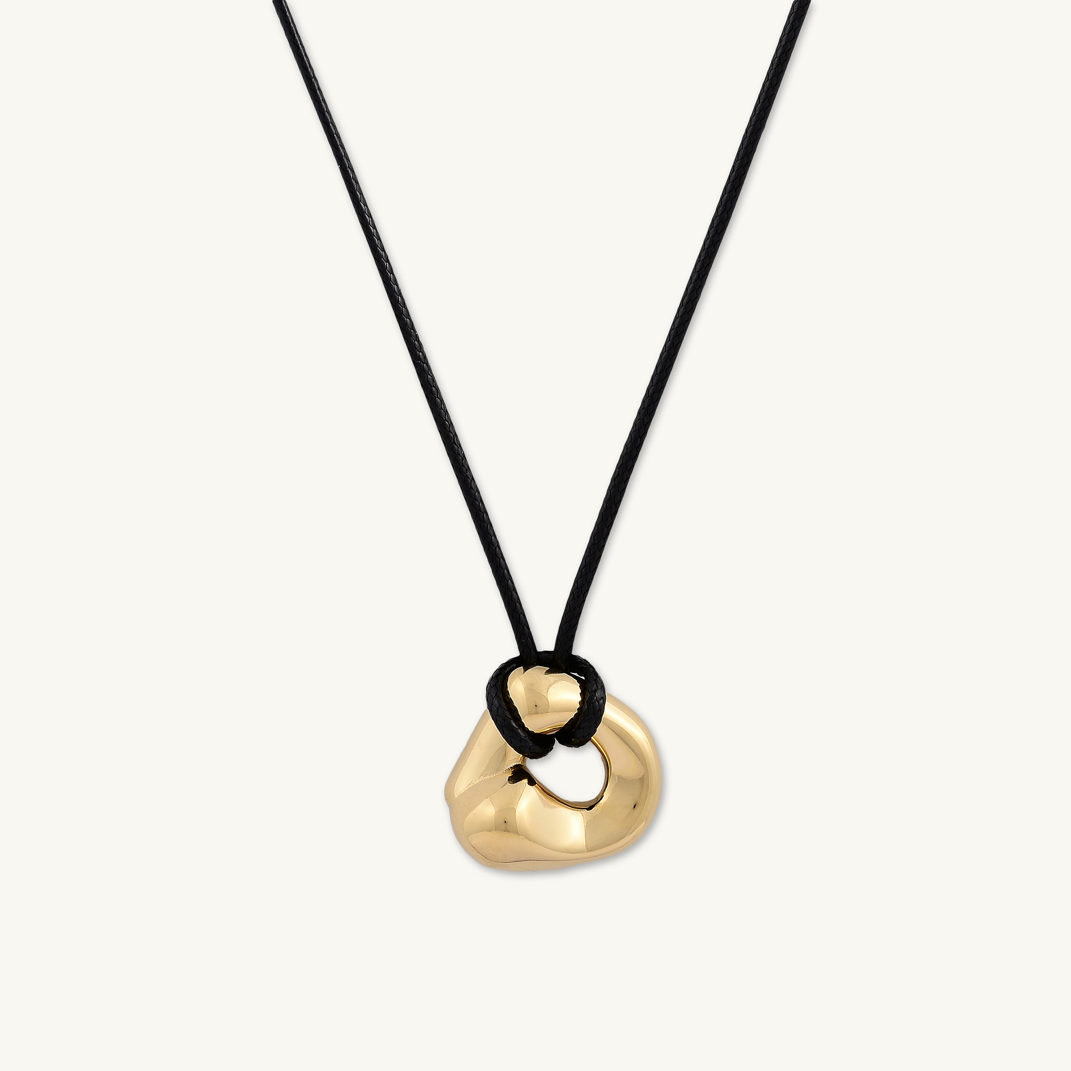Gia Circle Cord Necklace