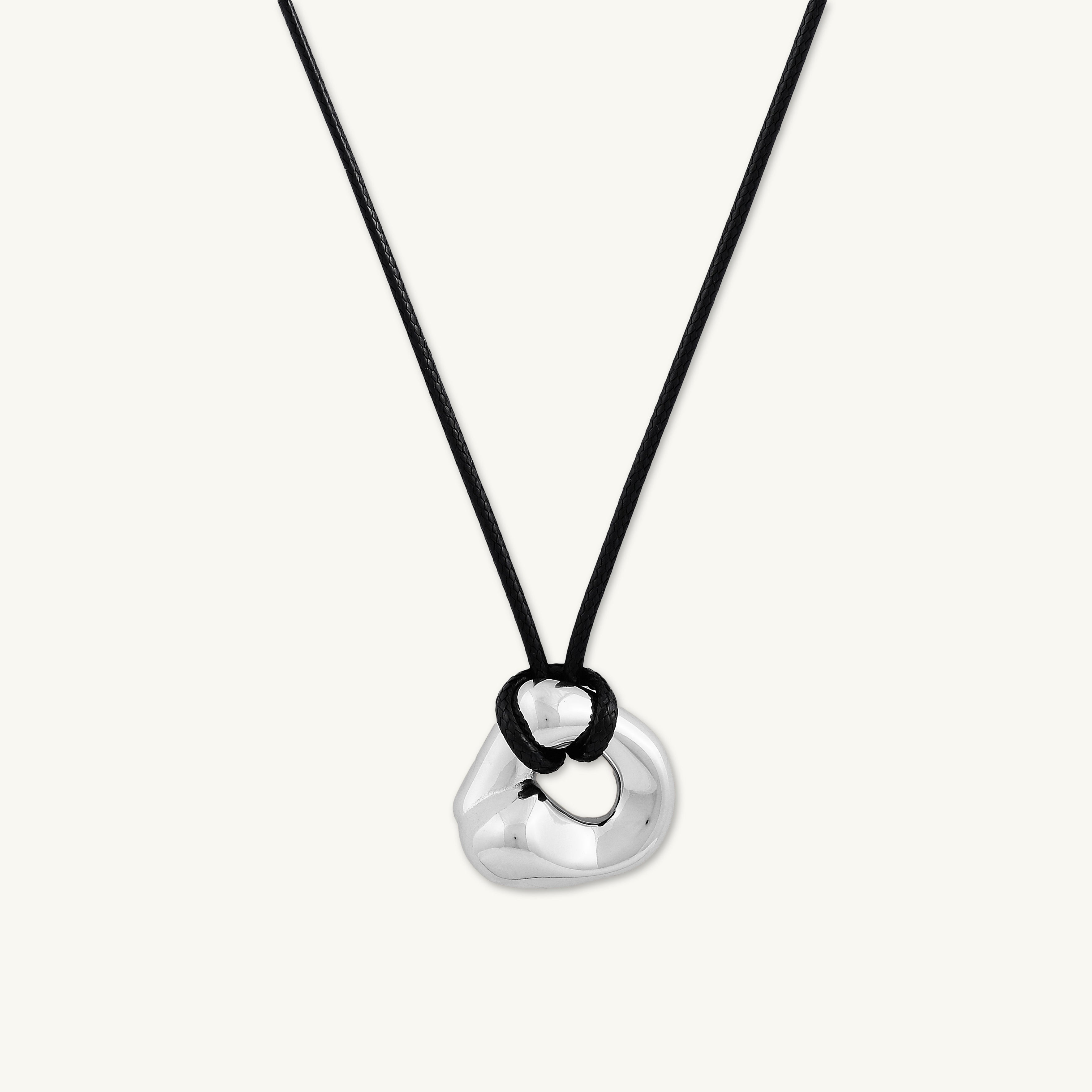 Gia Circle Cord Necklace