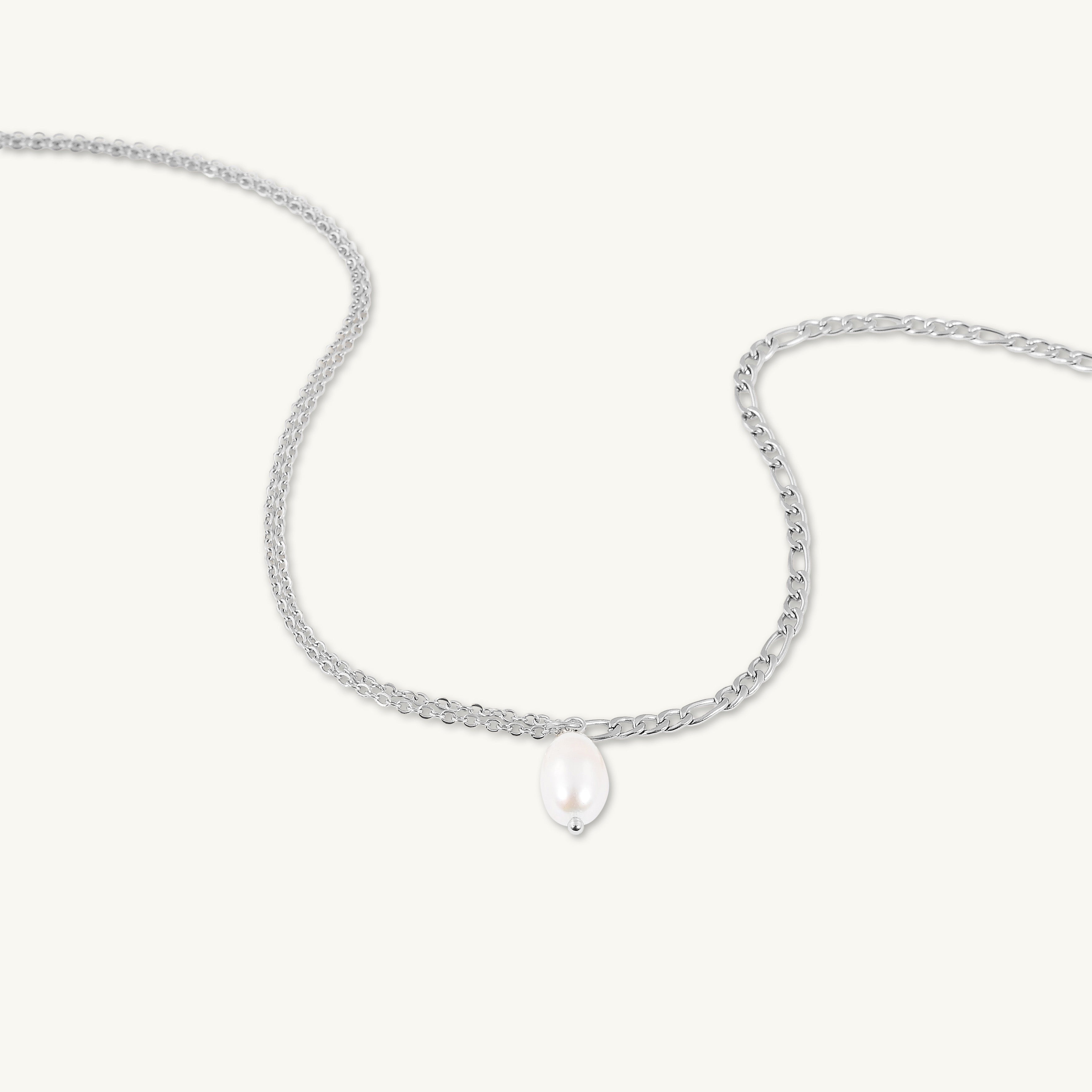 Pearl Figaro Chain Necklace