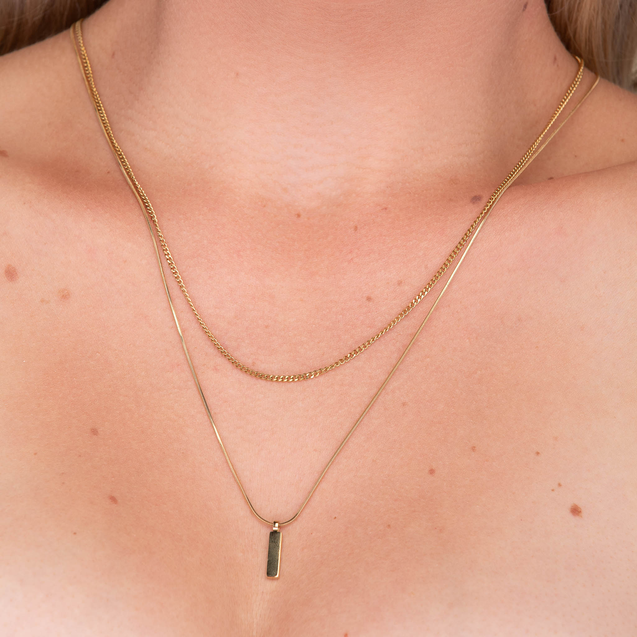 2mm Cuban Chain Necklace