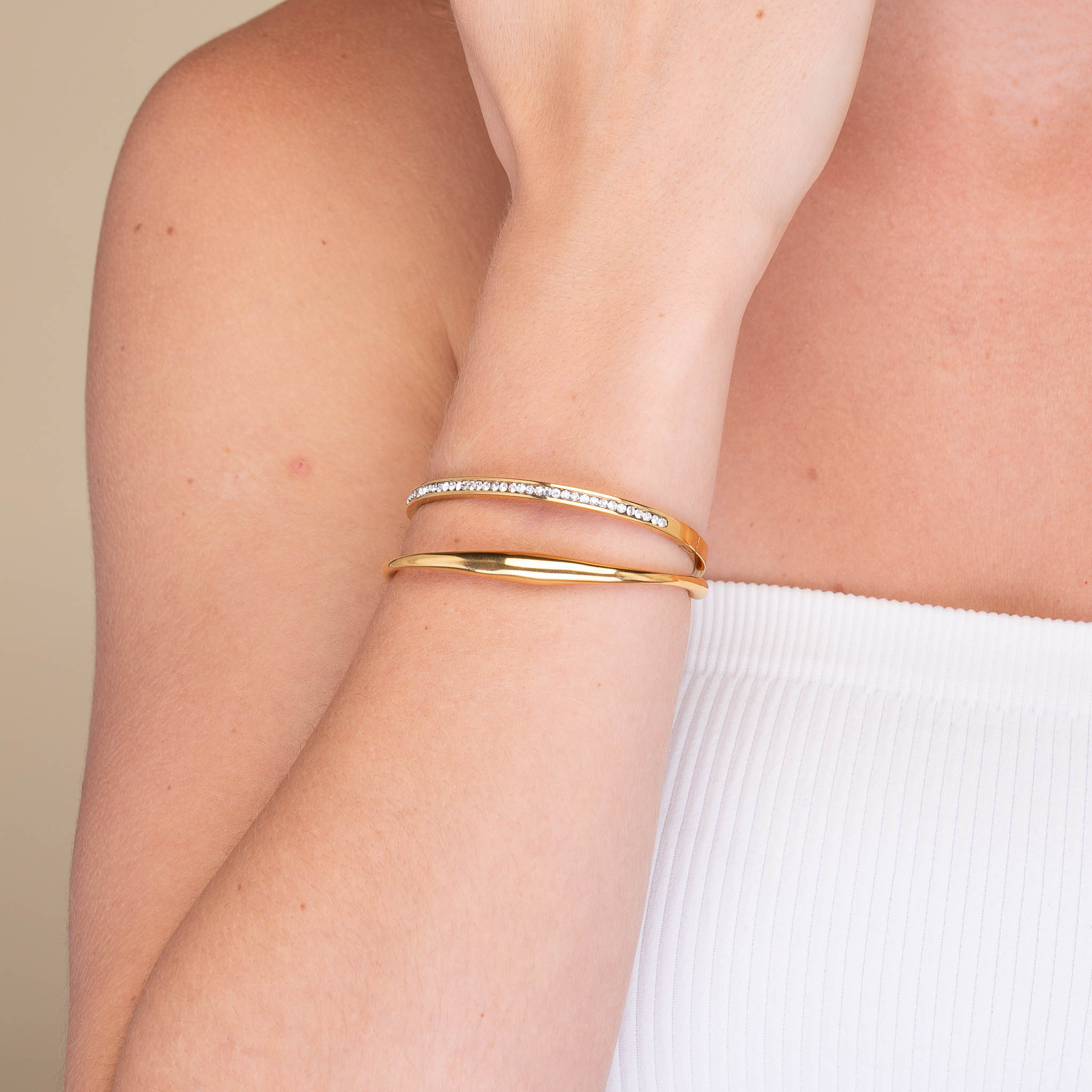 Swirl Open Cuff Bangle