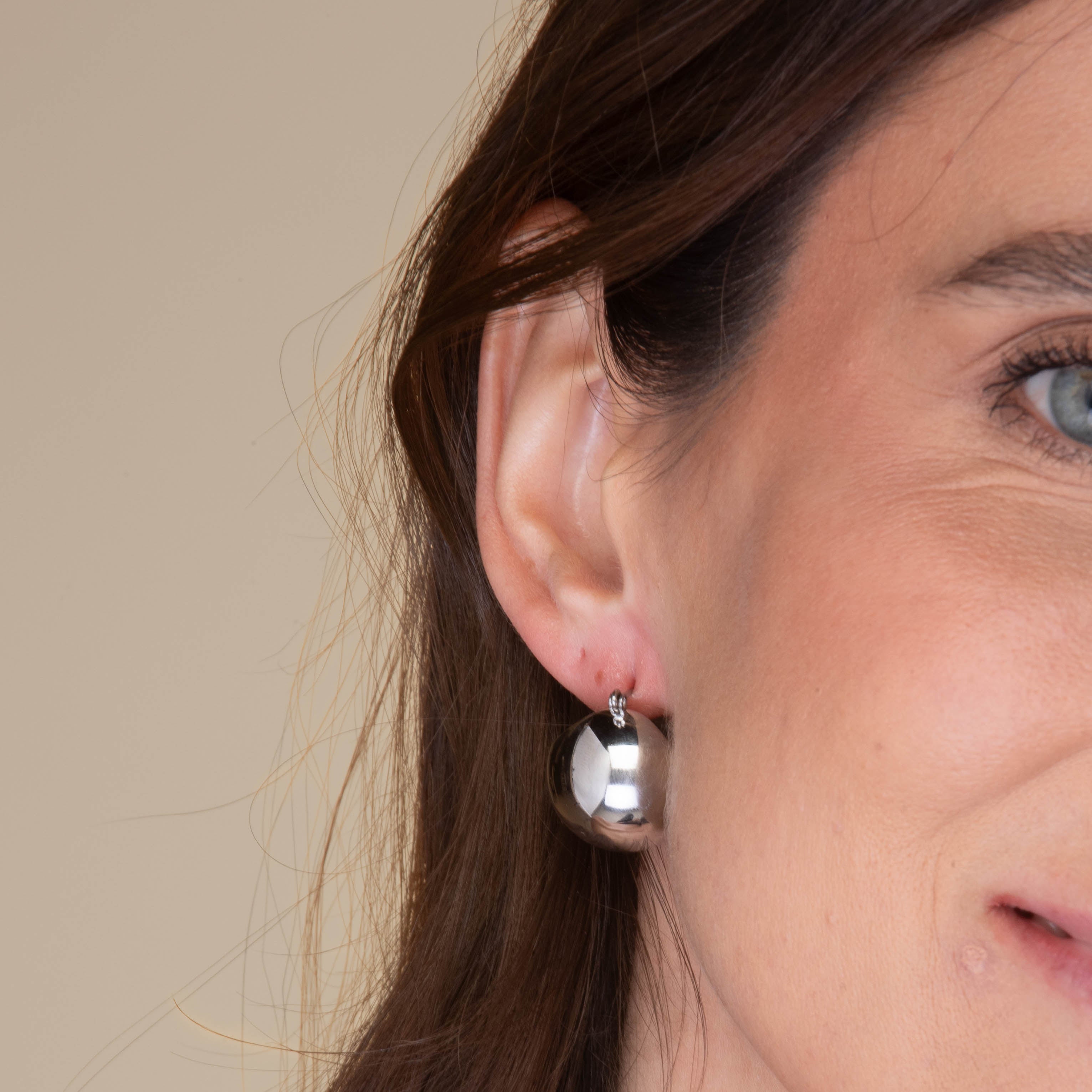 Zara Dome Statement Earrings