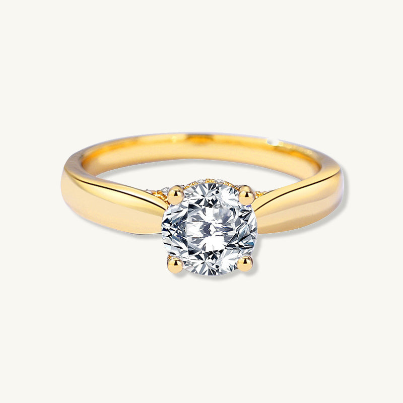 1 ct The Charlotte Moissanite Diamond Engagement Ring