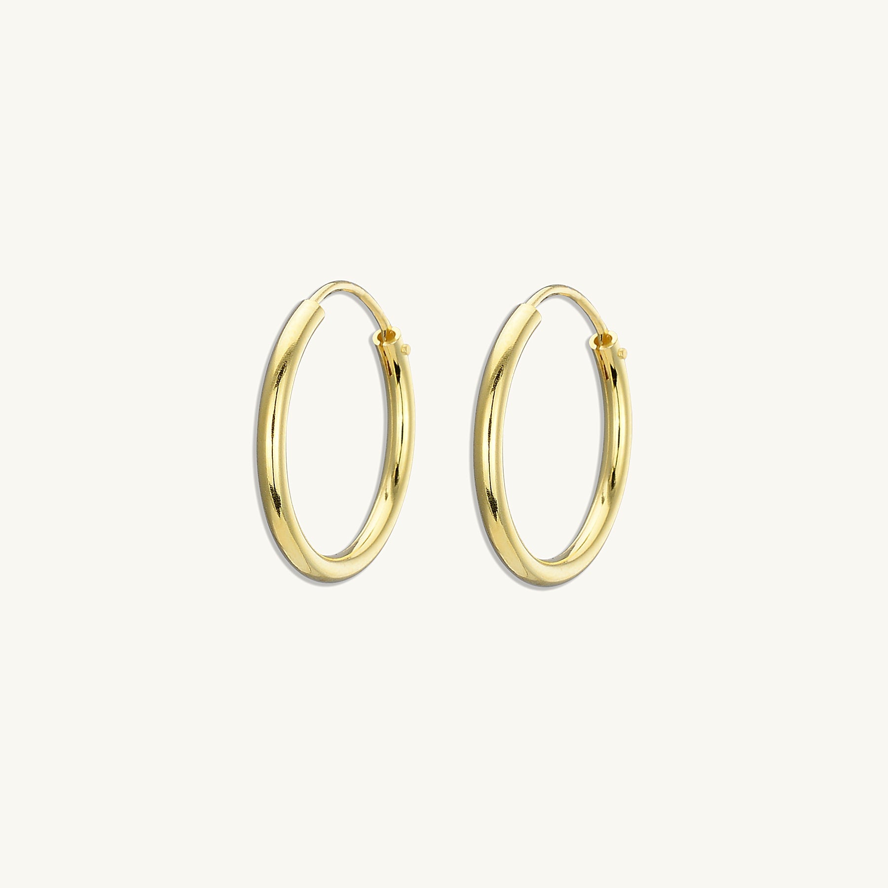 Thin Basic Large Hoops