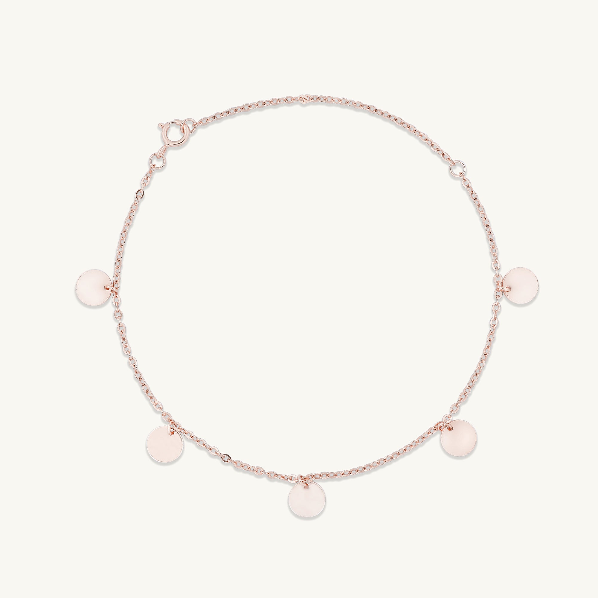 Disc Chain Stacking Bracelet