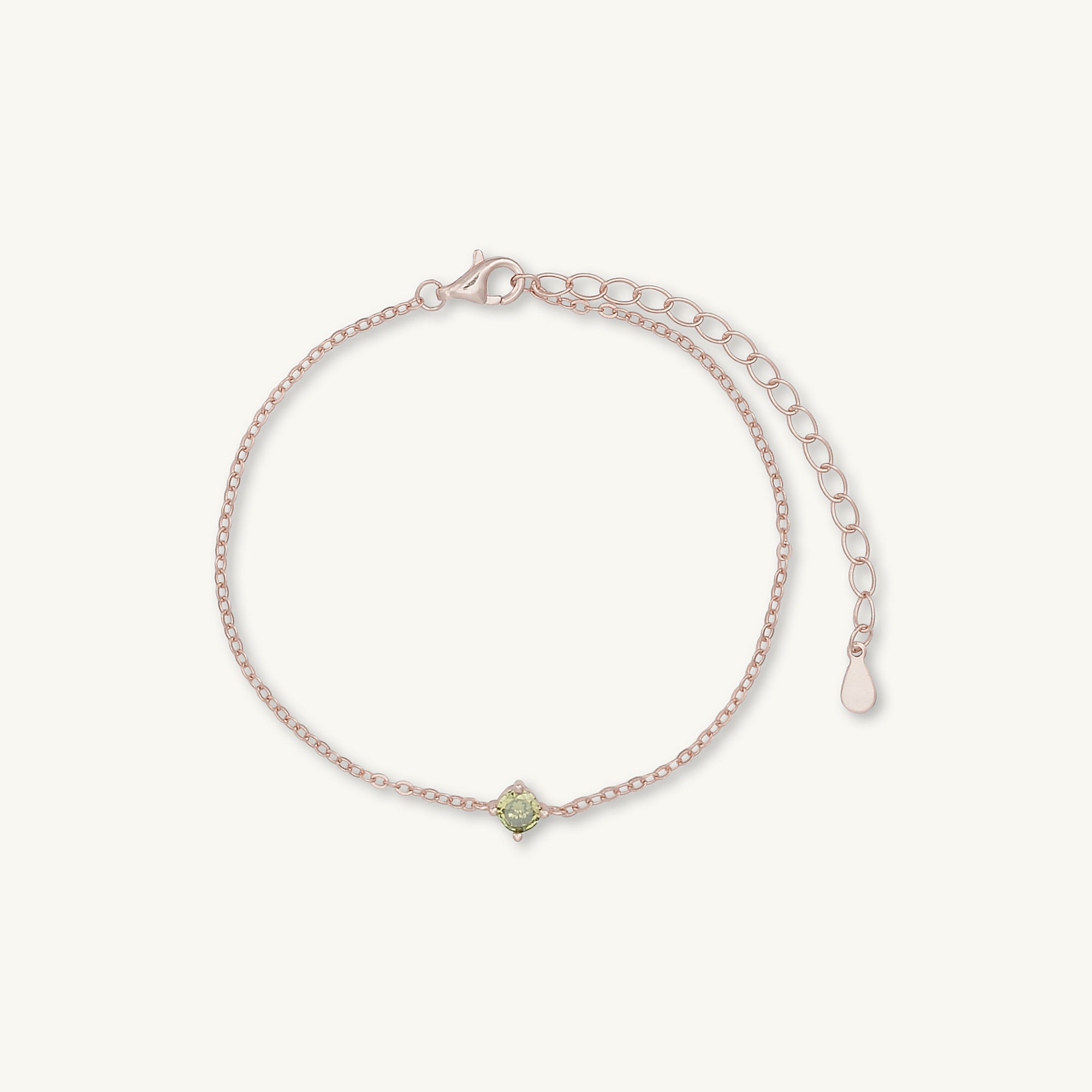 Classic Birthstone Bracelet August