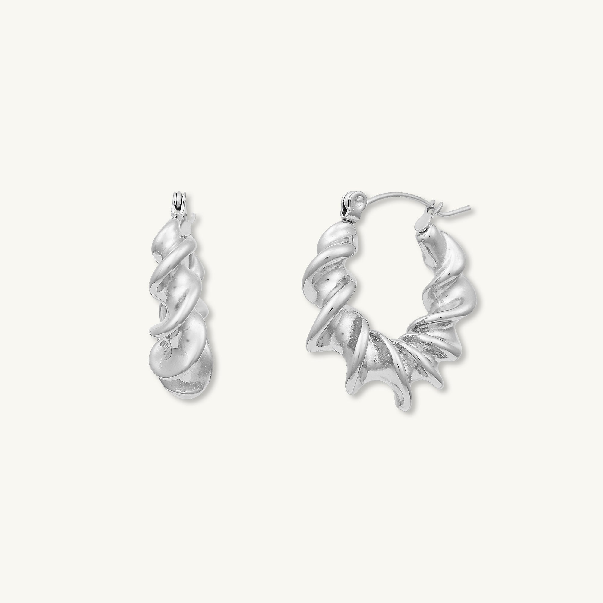 Camilla Twist Hoop Earrings