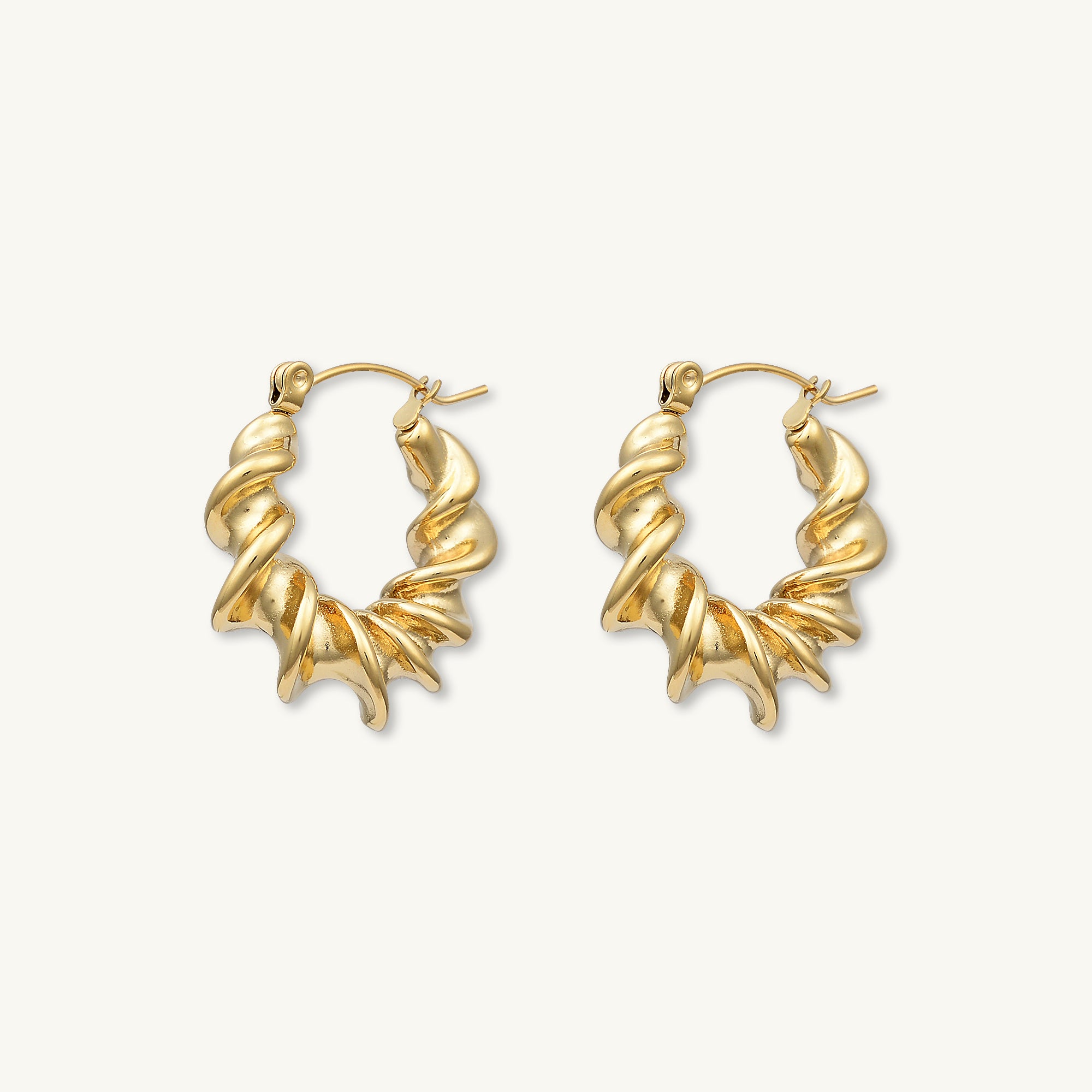 Camilla Twist Hoop Earrings