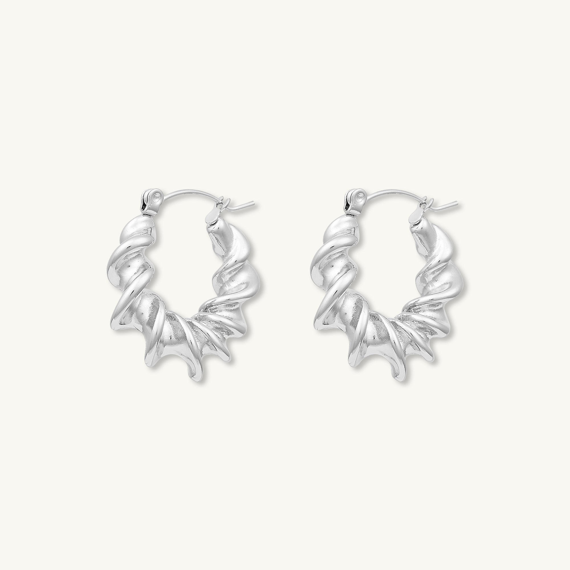 Camilla Twist Hoop Earrings