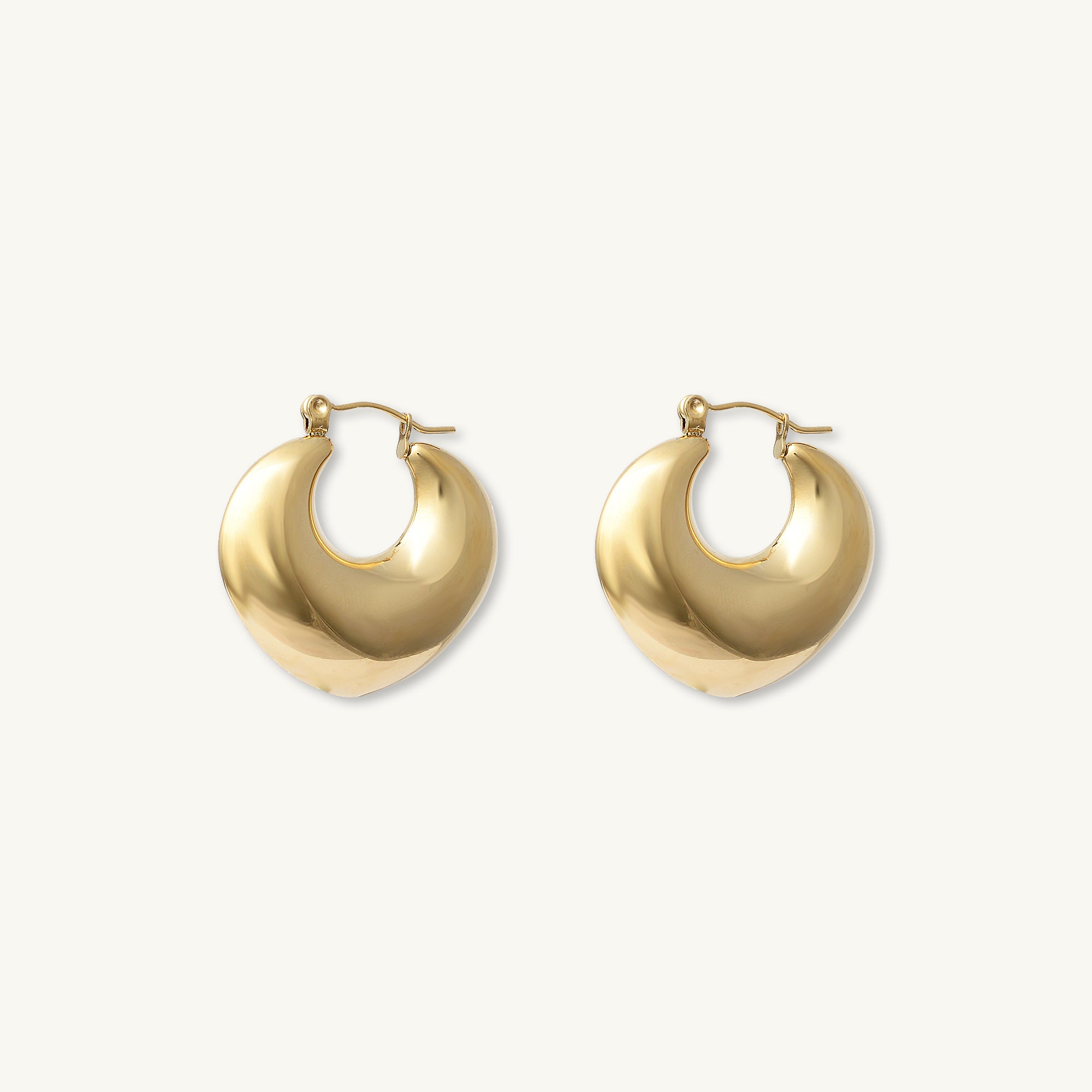 Marina Dome Hoop Earrings