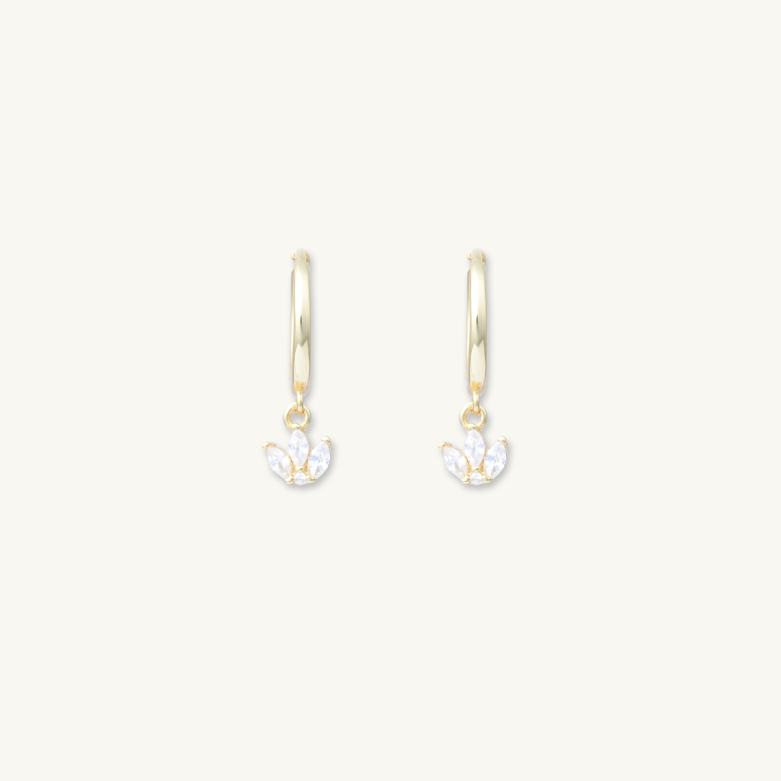 Growth Lotus Dangling Earrings