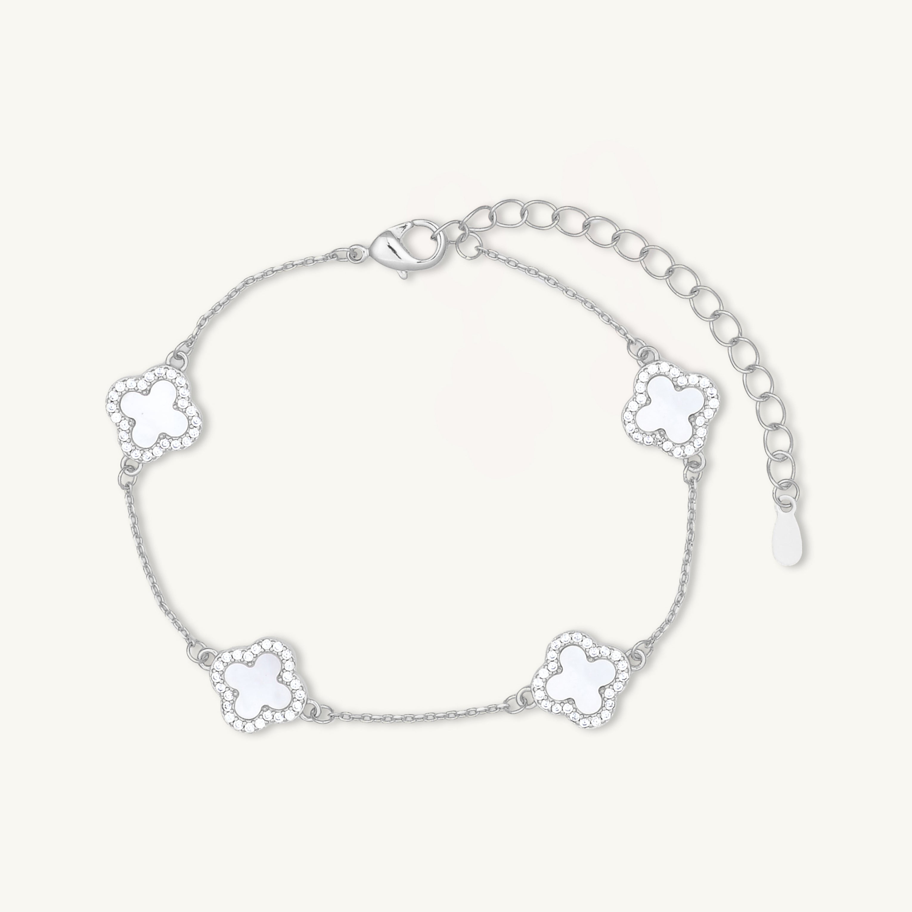 Clover Station MOP Sapphire Bracelet