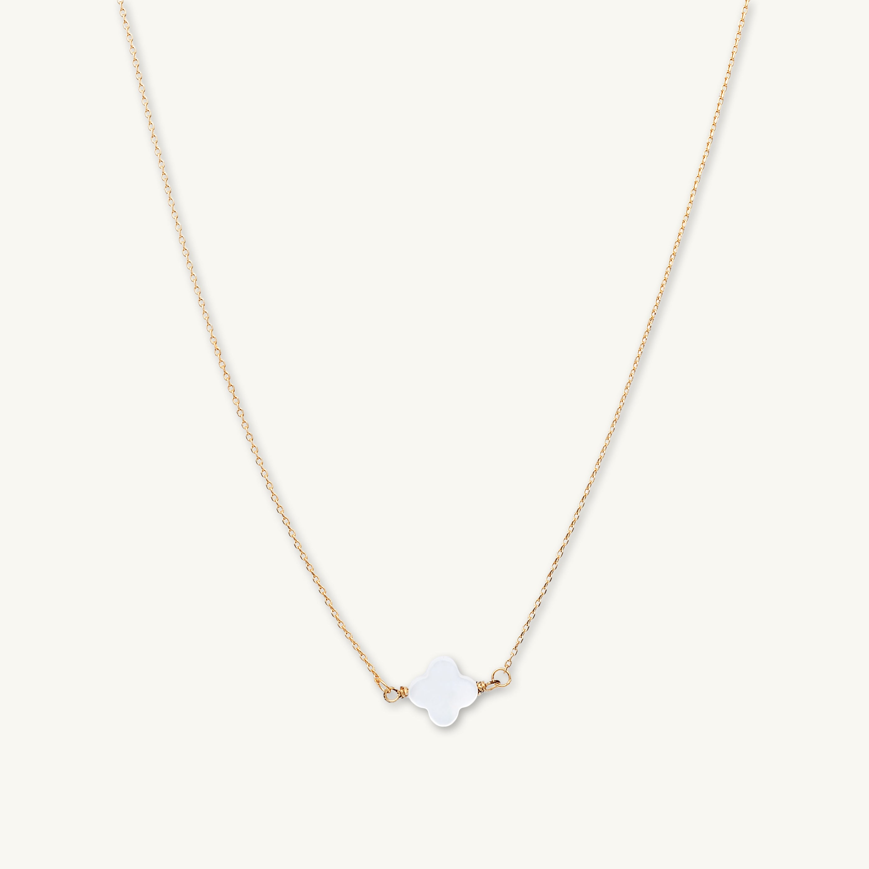 Clover MOP Pendant Necklace