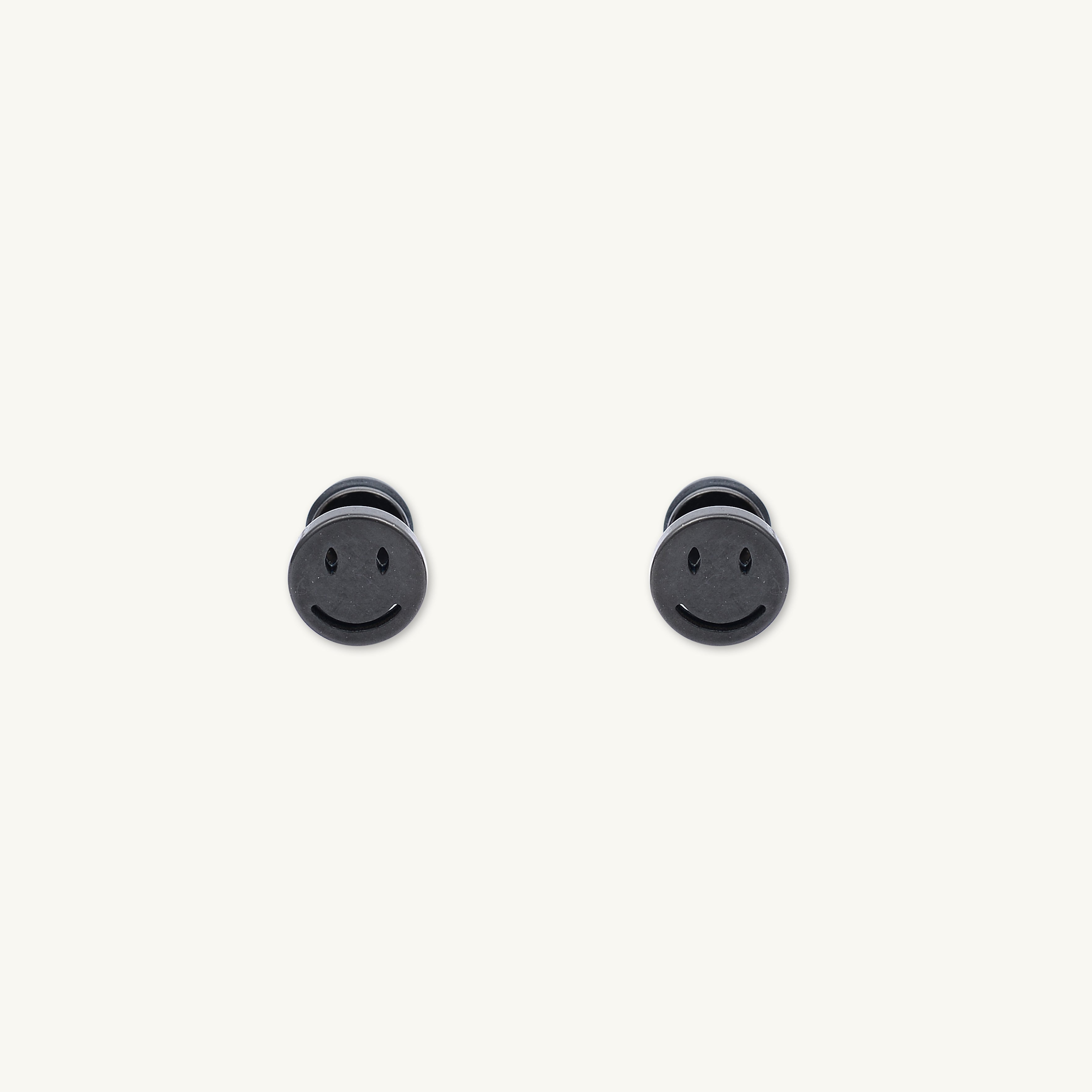 Unisex Smiley Face Stud Earrings