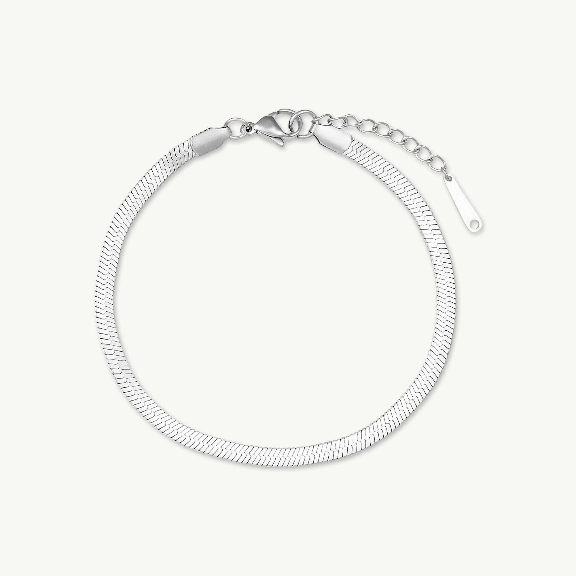 Herringbone Chain Anklet