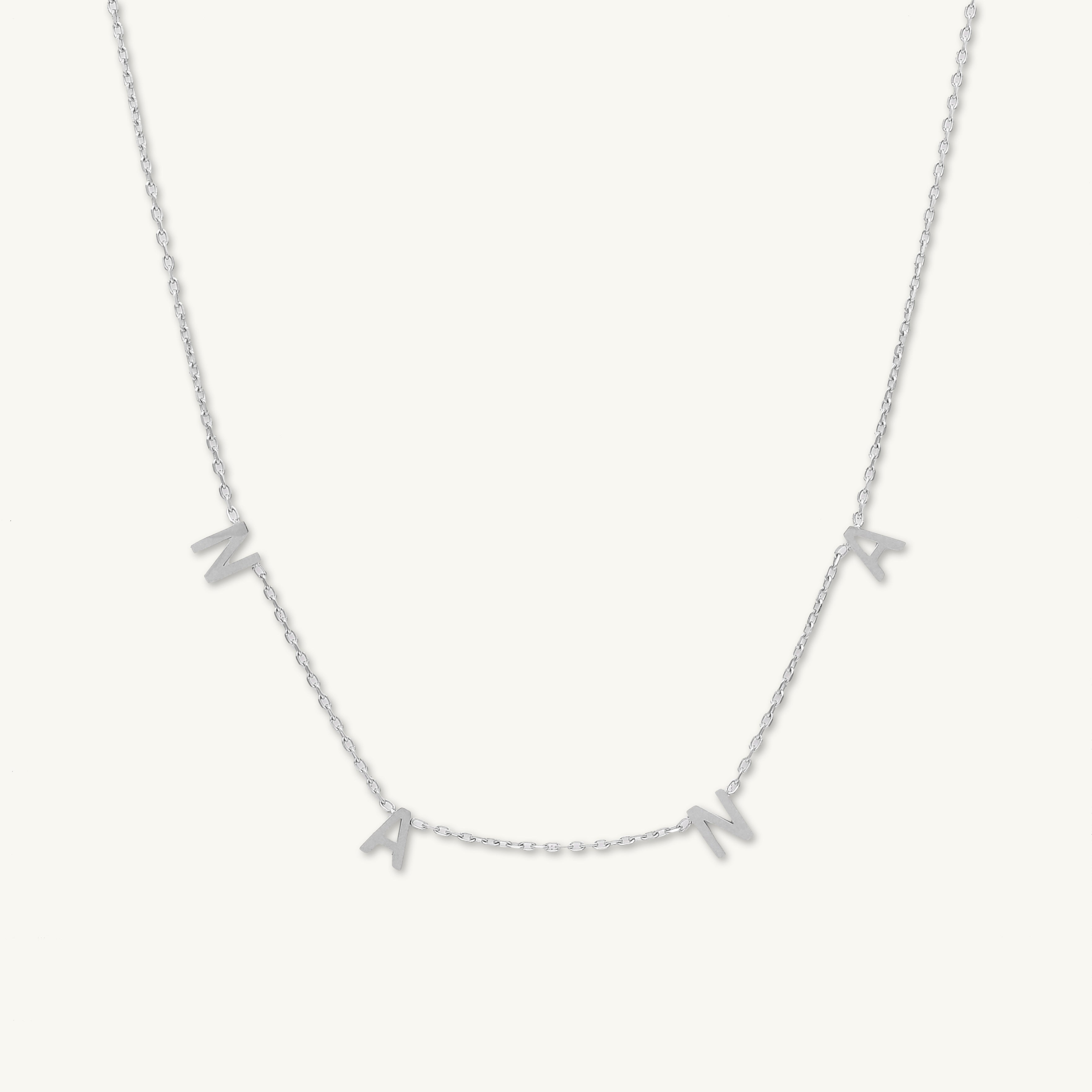 NANA Letter Chain Necklace