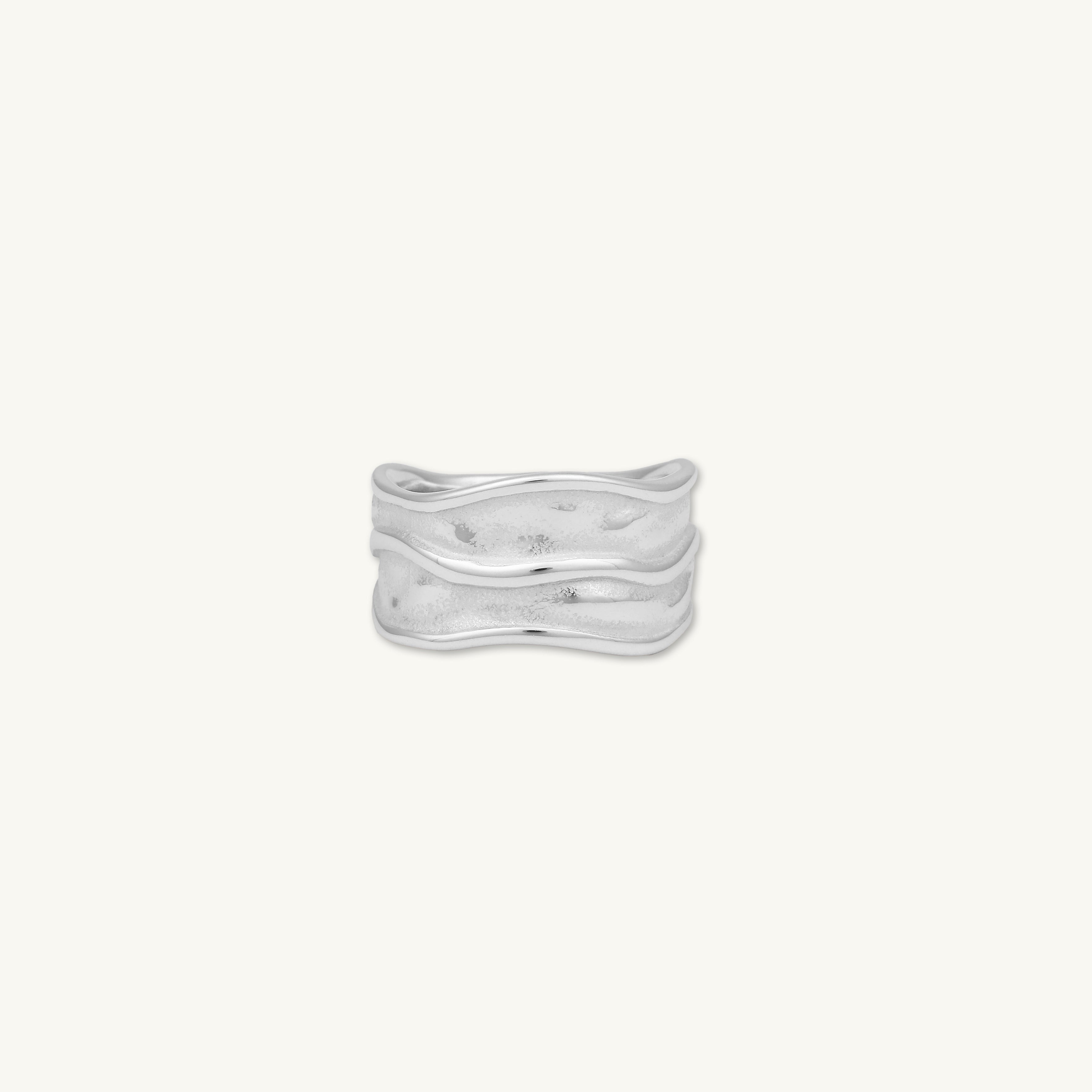 Ripple Thick Statement Ring