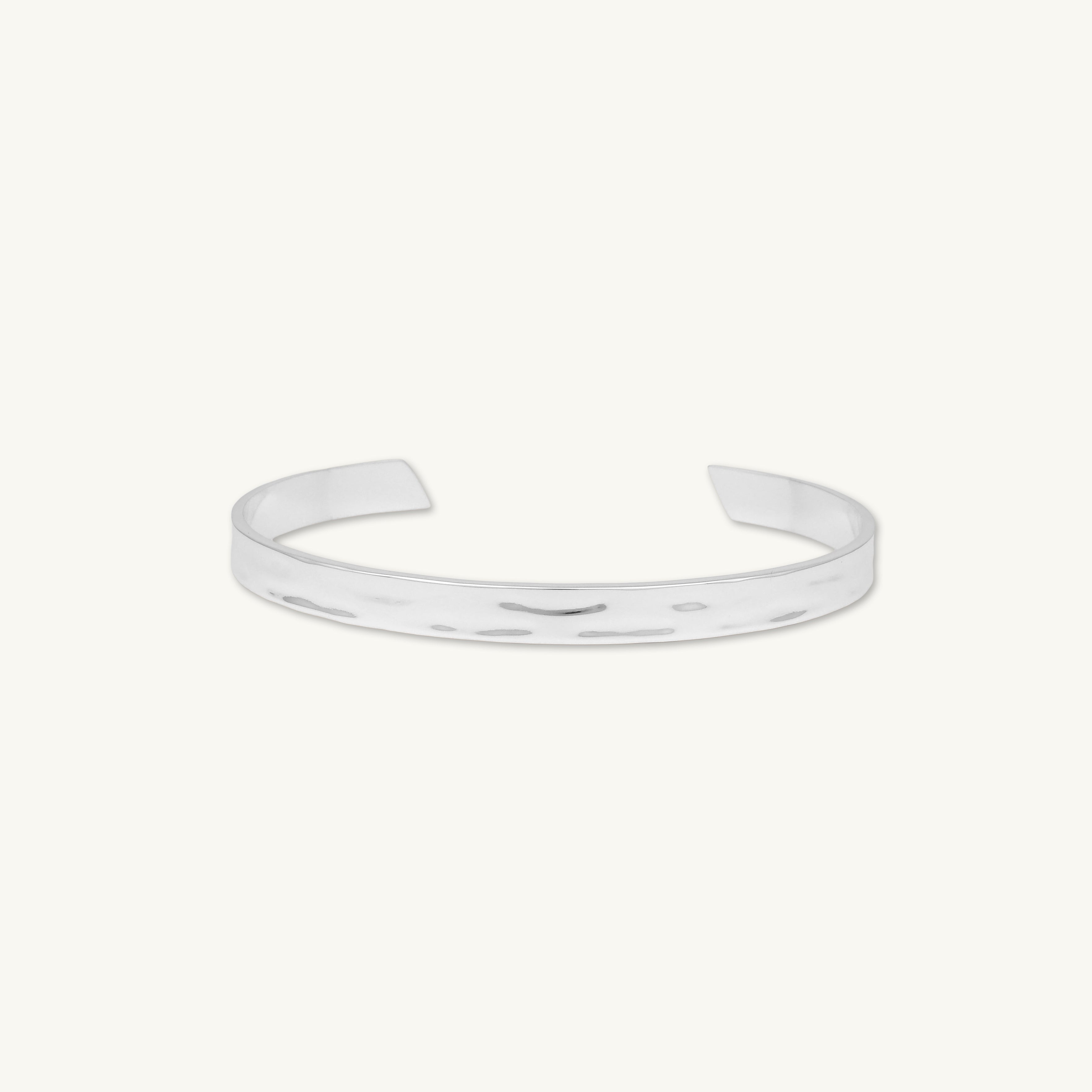 Unisex Ripple Cuff Bangle Bracelet