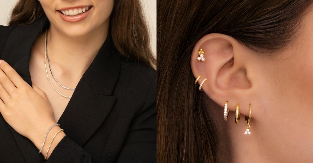 Turquoise Ear Stack Waterproof Earrings – Page 3
