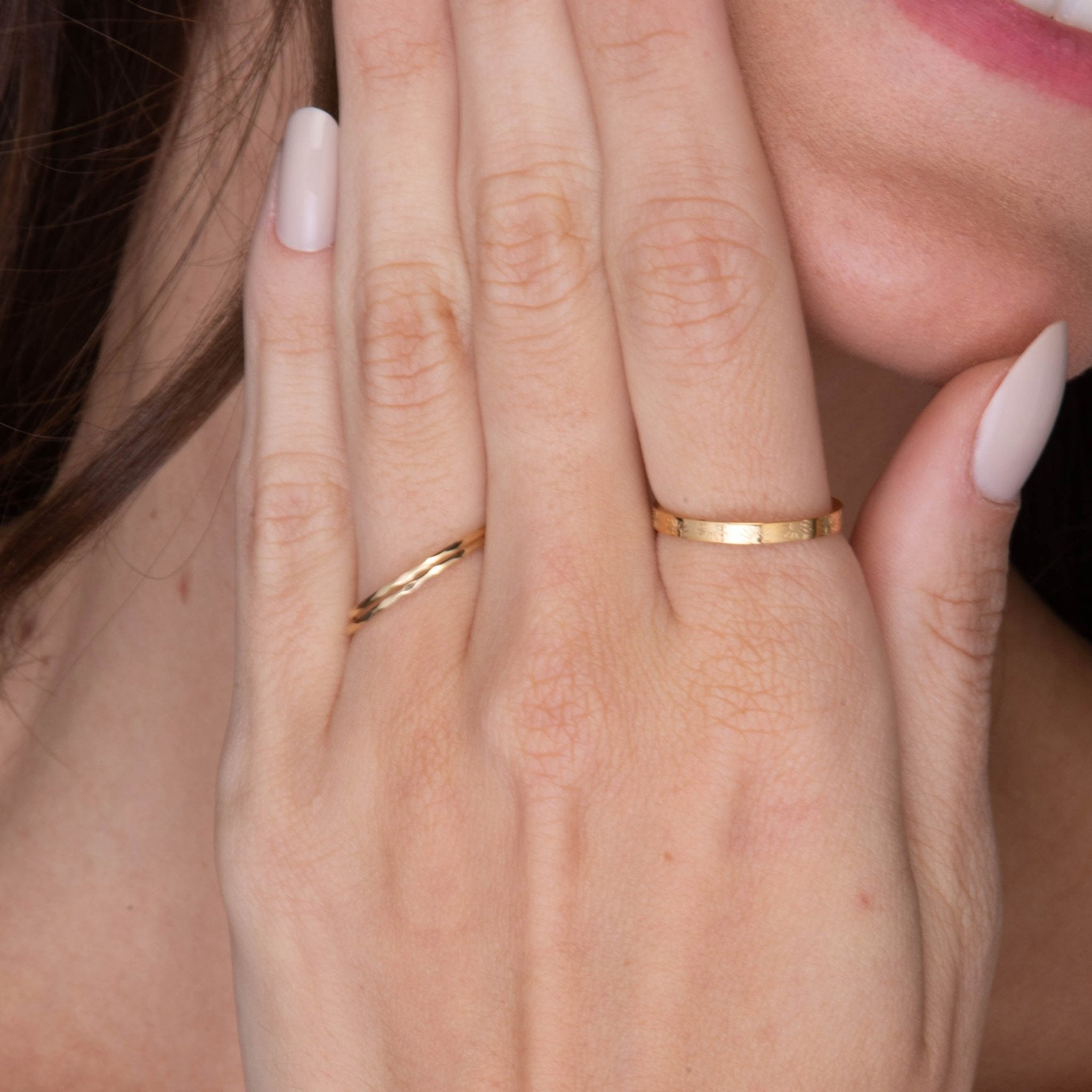 Celestial Sunny Stacker Ring - Camile & Stone
