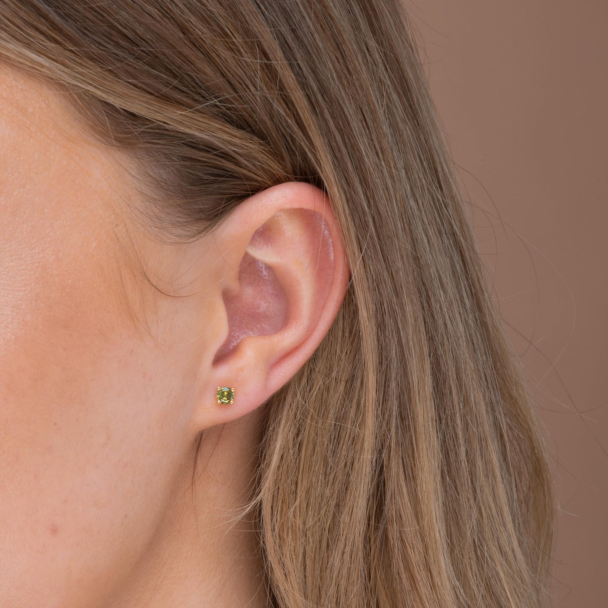 Classic Birthstone Earrings August - Camile & Stone