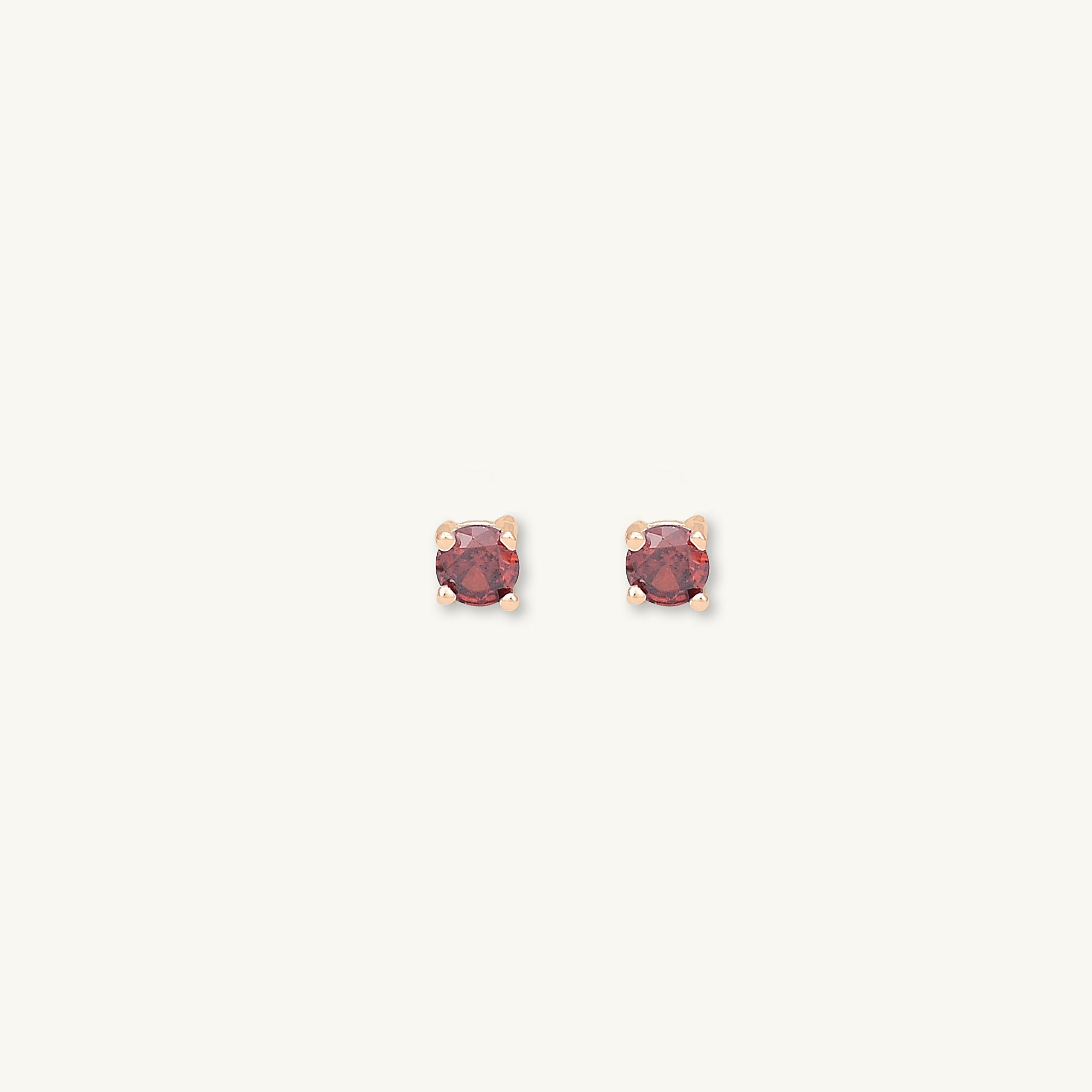 Classic Birthstone Earrings January - Camile & Stone