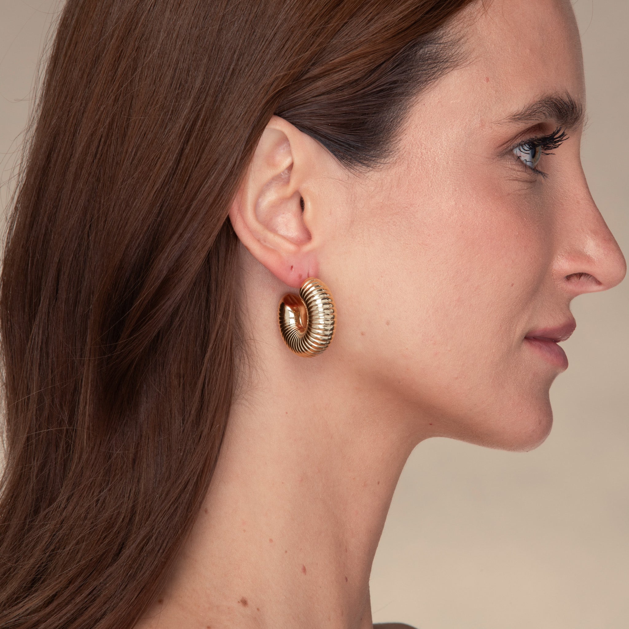 Leila Statement Tube Earrings