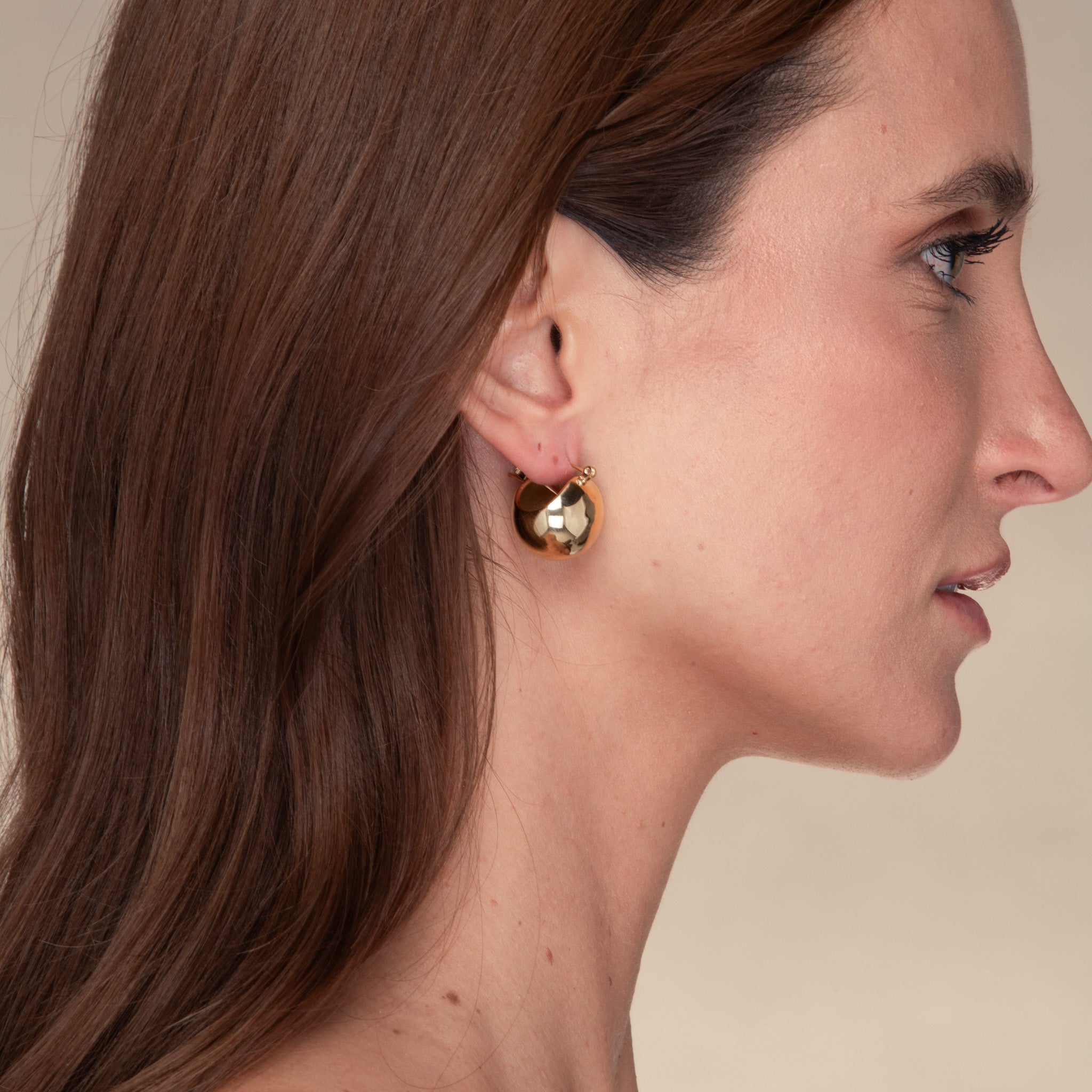 Zara Dome Statement Earrings