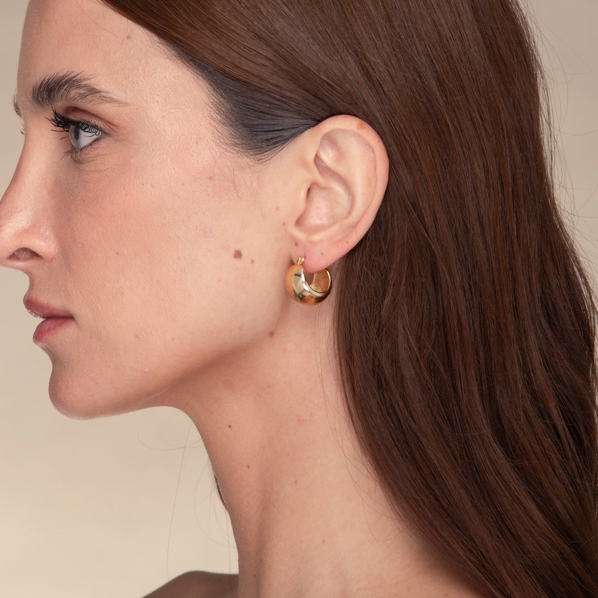 Freya Dome Statement Earrings